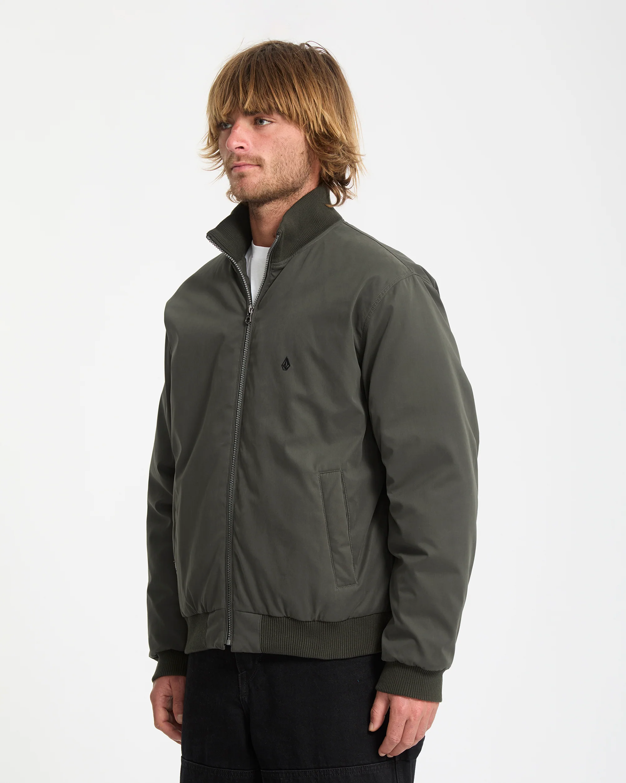 Damerman Bomber Jacket - Rinsed Black - Image 9