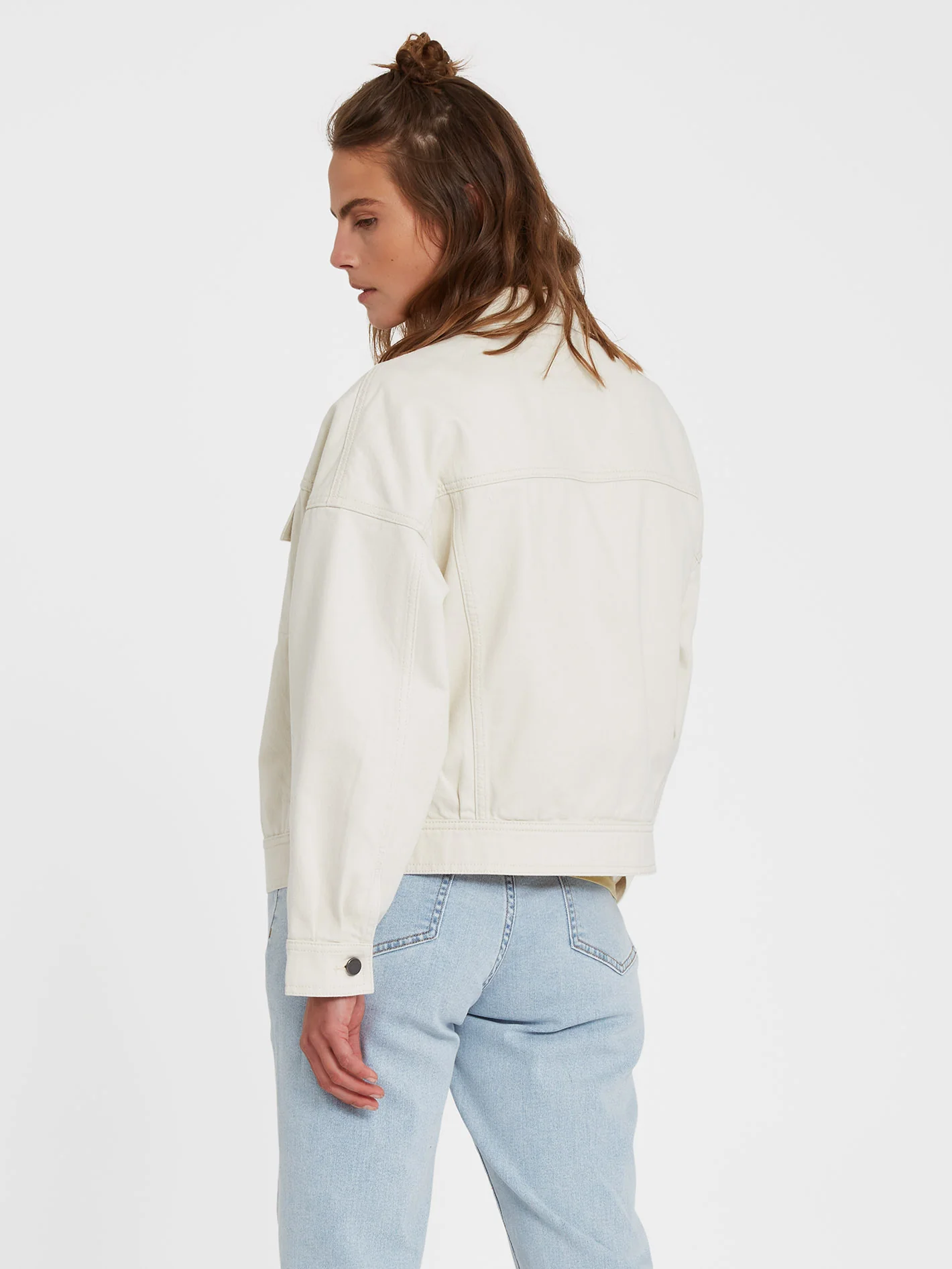 Deelyght Denim Jacket - CLOUD - Image 3