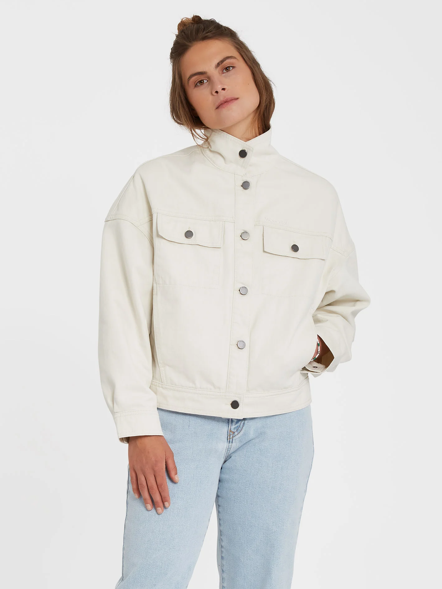 Deelyght Denim Jacket - CLOUD - Image 4