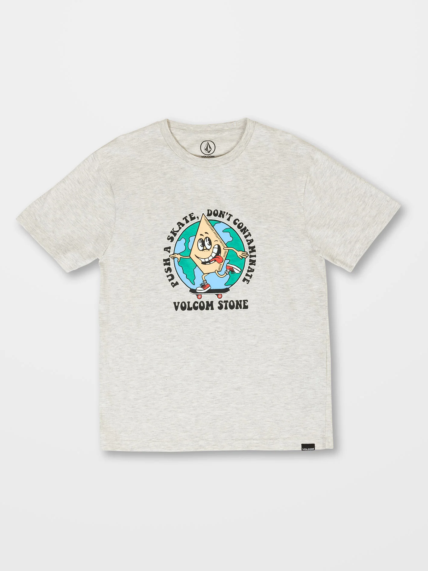 Dontcontaminate T-shirt - BONE HEATHER - (KIDS)