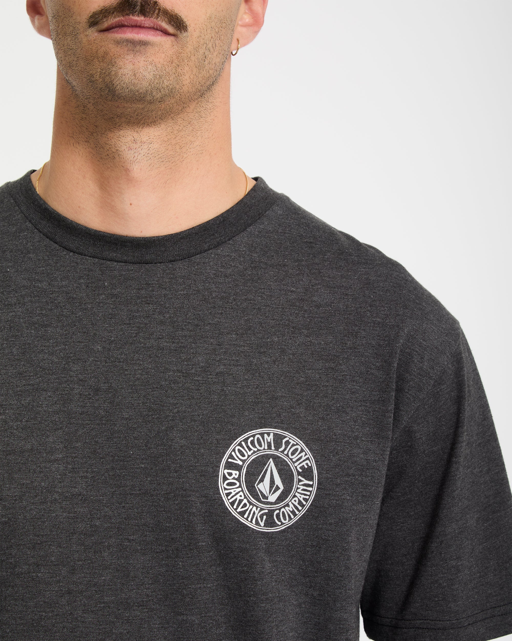 Drain You T-Shirt - Heather Black - Image 4