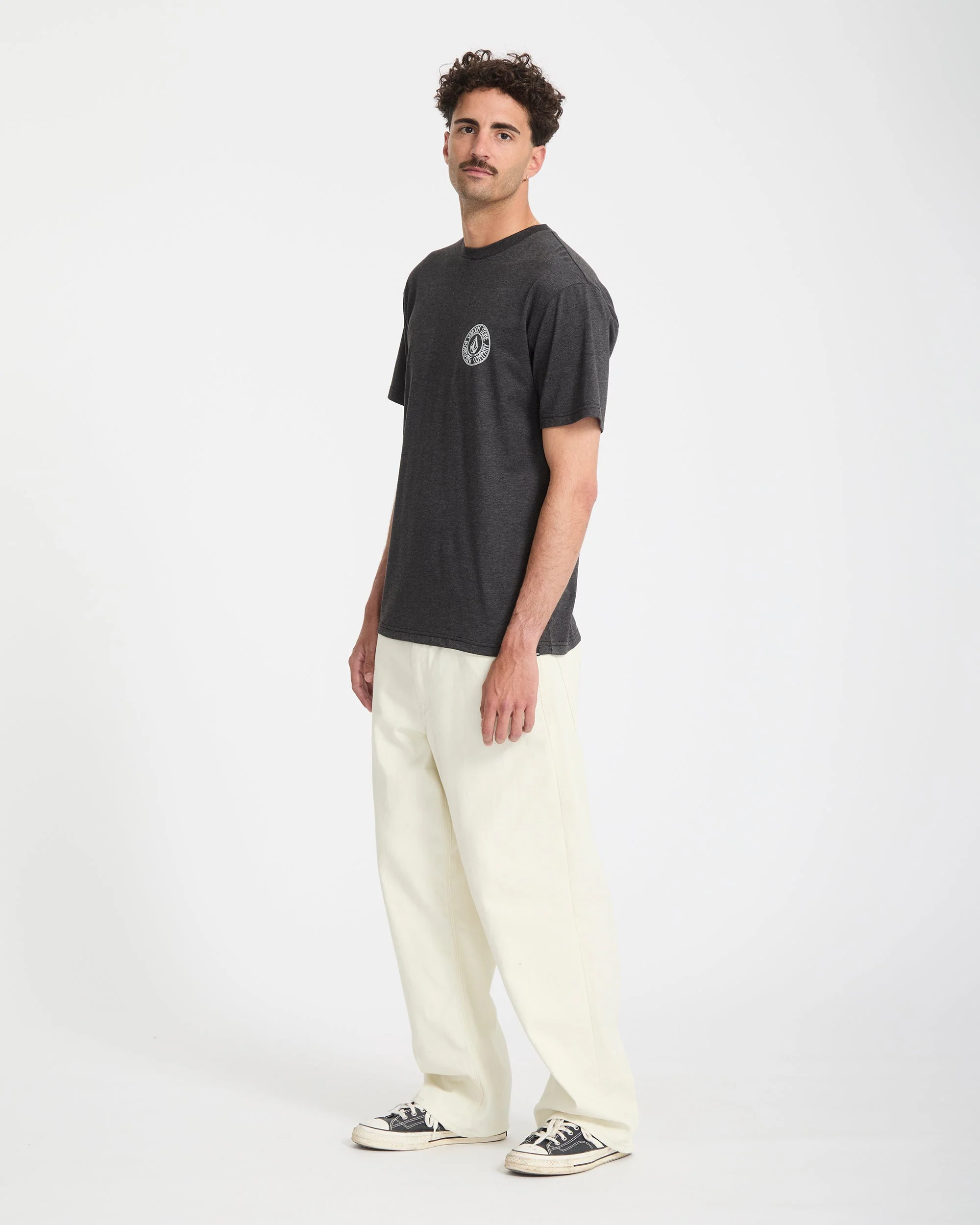Drain You T-Shirt - Heather Black - Image 5
