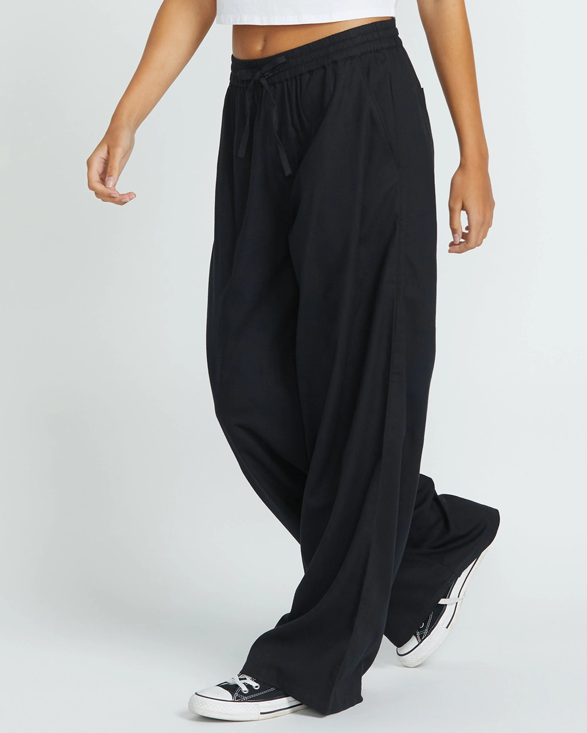 Dropping In Trousers - Black - Image 5