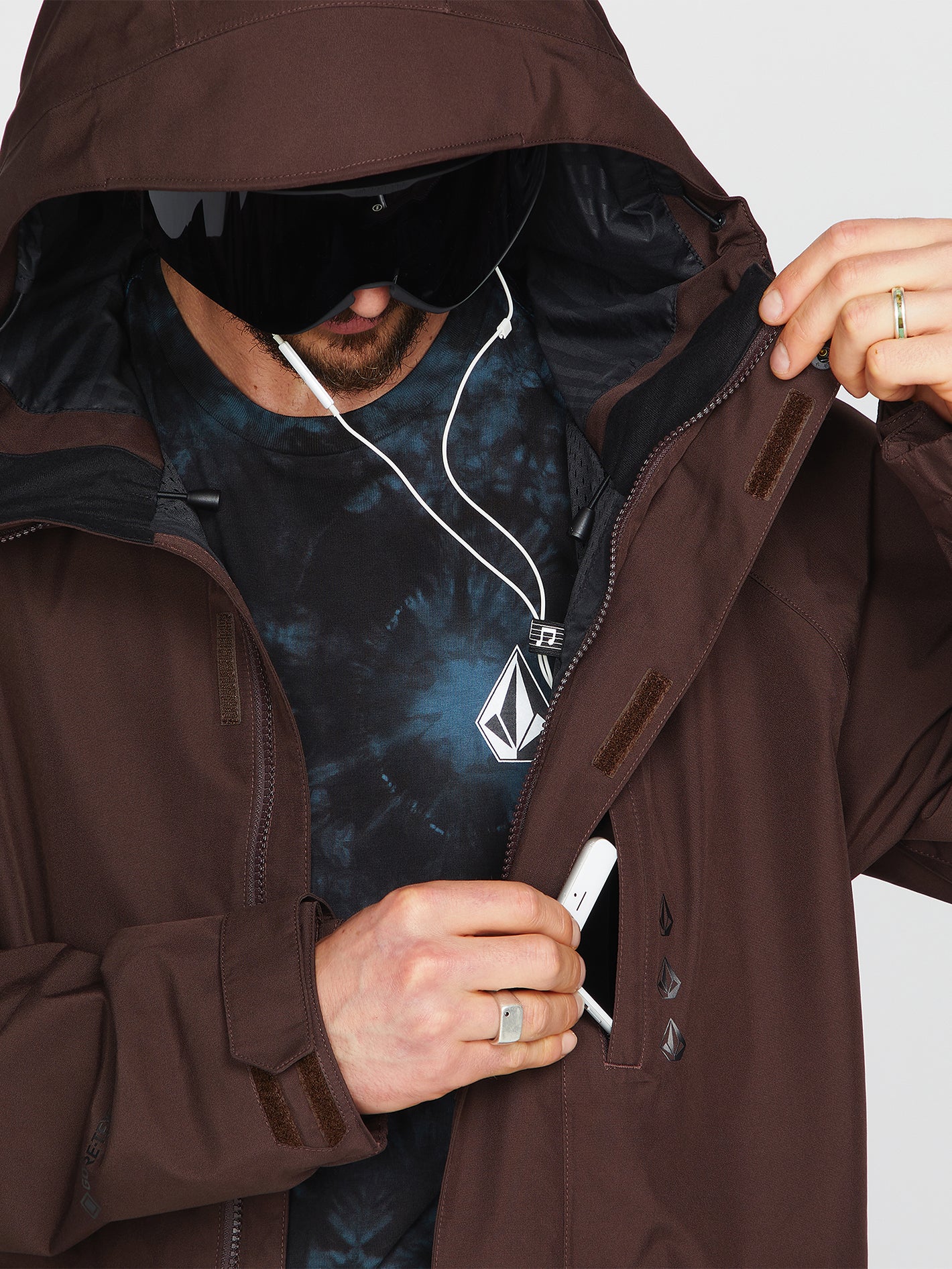 Dua Insulated Gore-Tex Jacket - Brown - Image 12