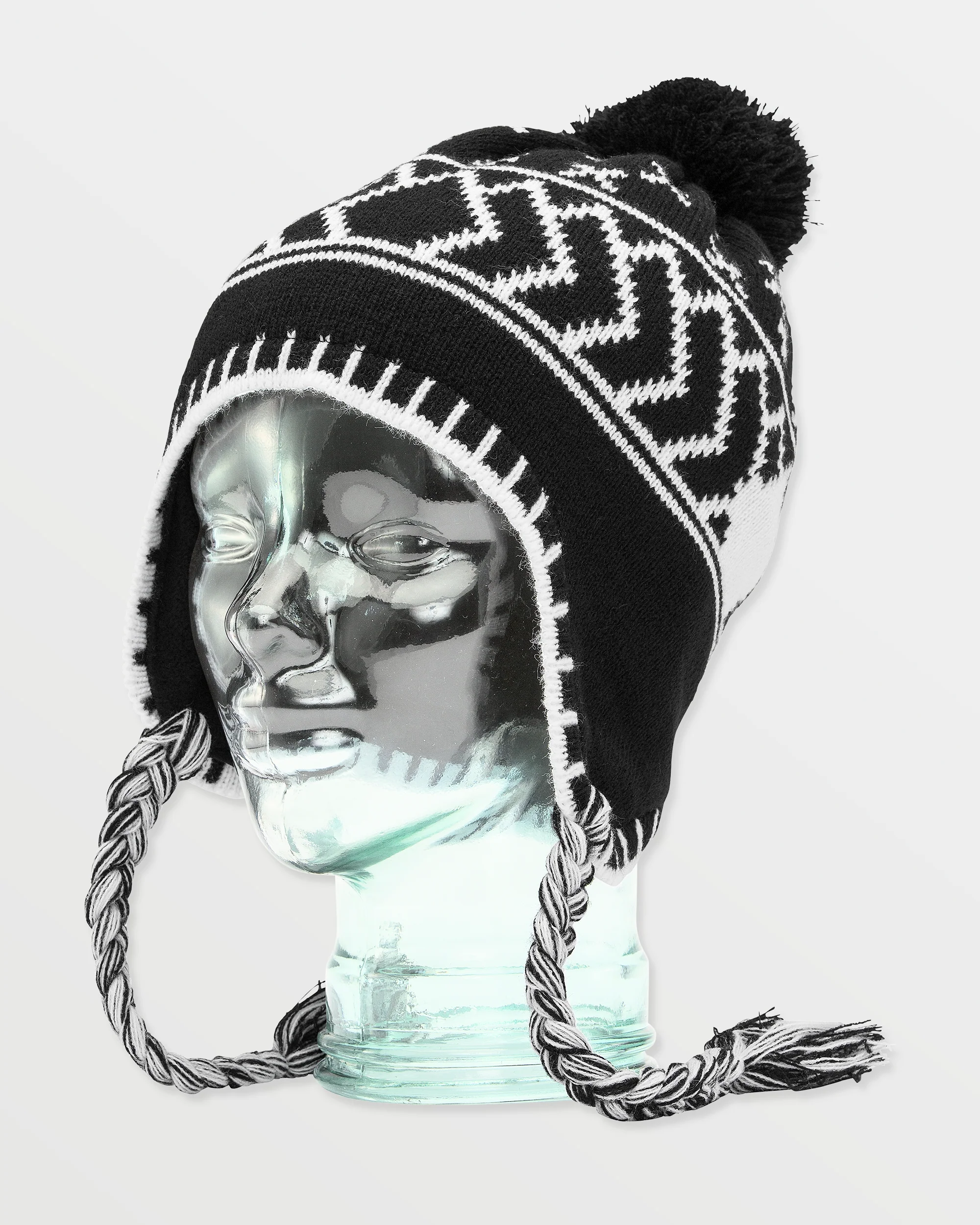 Ear Muff Beanie - Black - Image 3