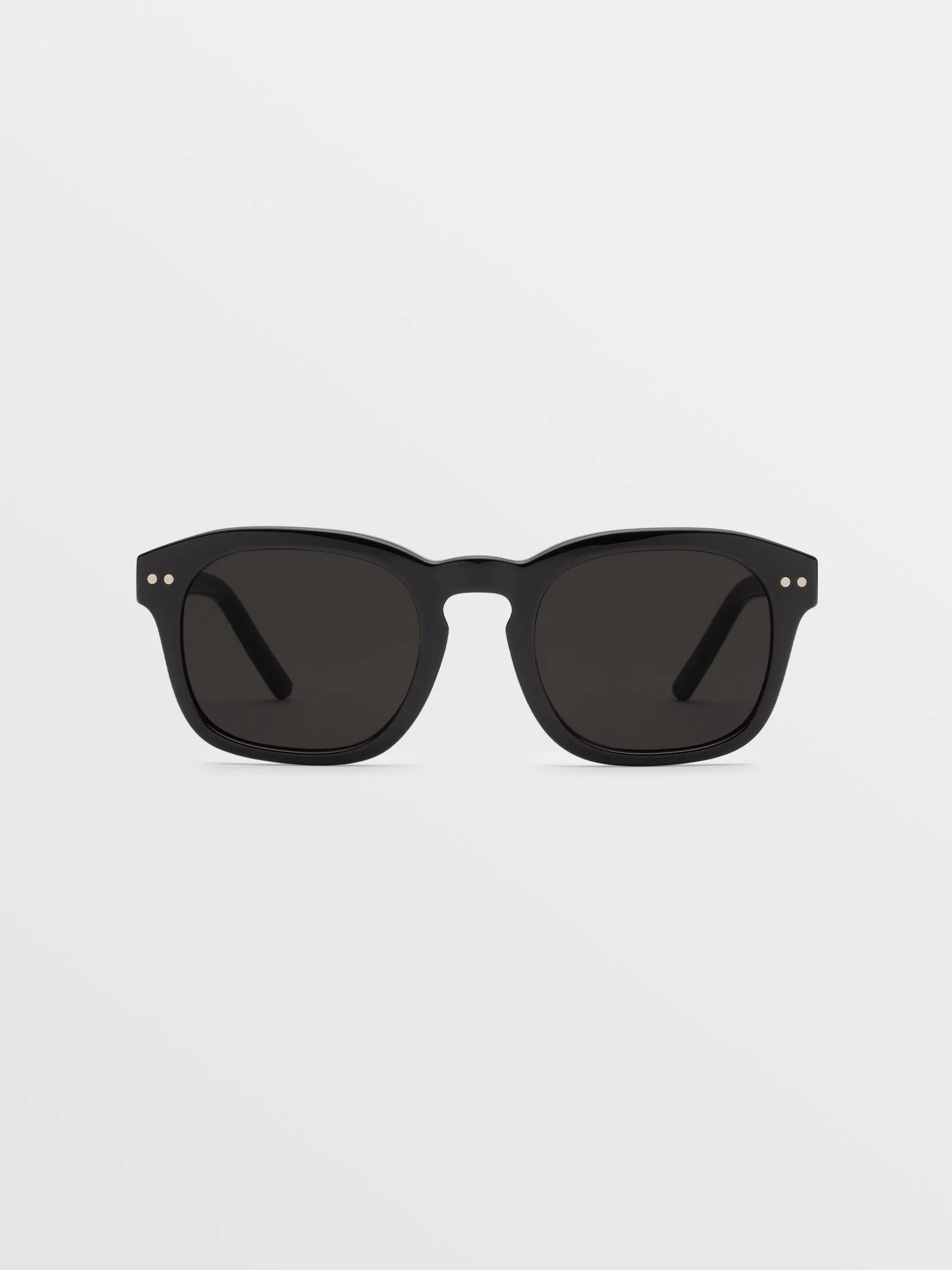Earth Tripper Gloss Black Sunglasses (Gray Lens) - BLACK - Image 2
