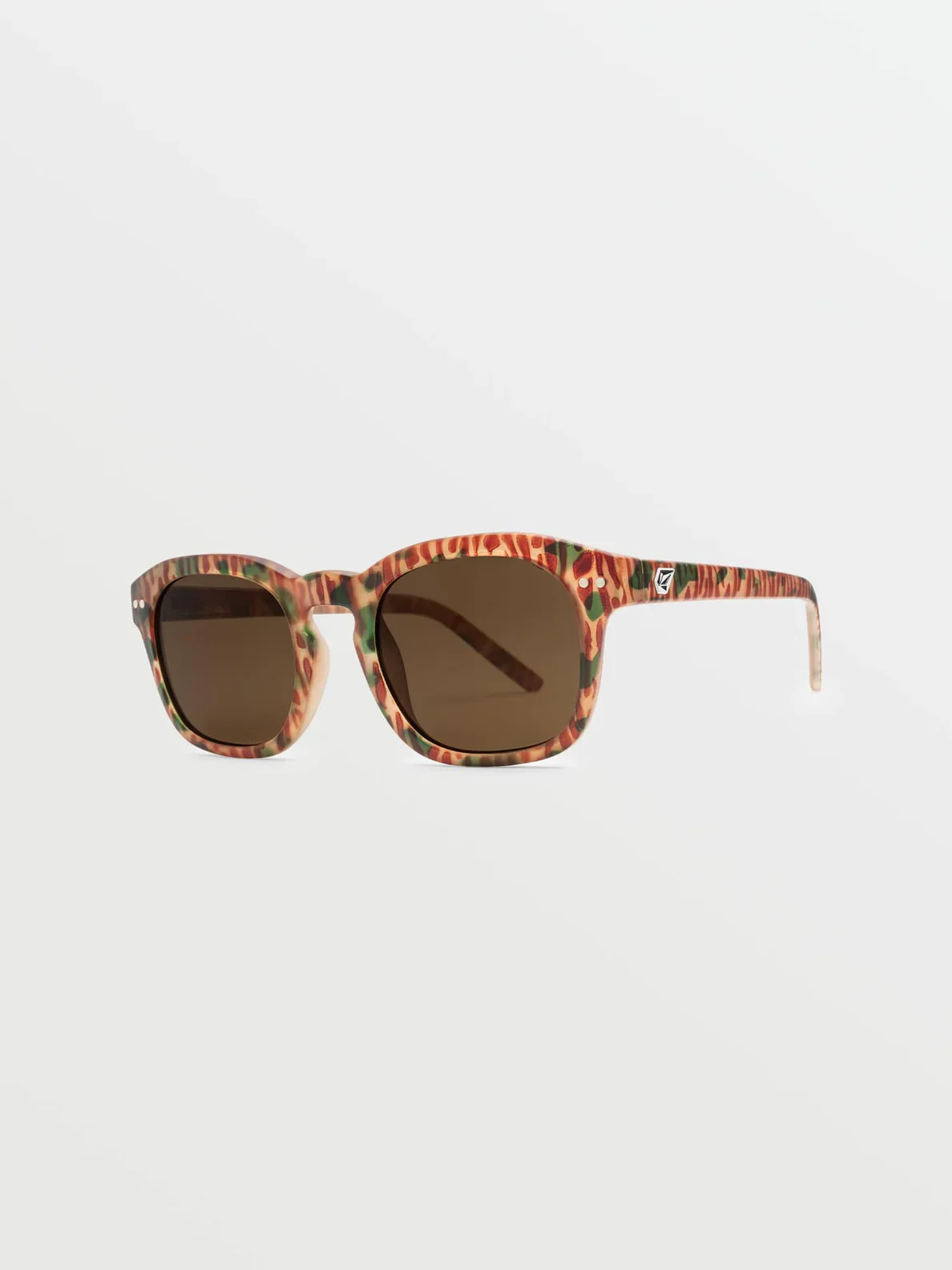 Earth Tripper Matte Geo Sunglasses (Bronze Lens) - MEGA ORANGE - Image 3