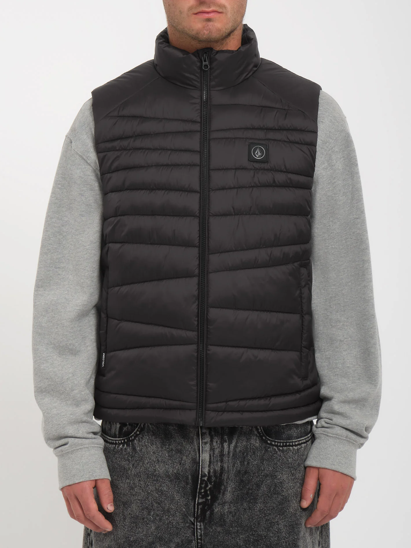 Earth Tripper Puff Vest - BLACK - Image 8