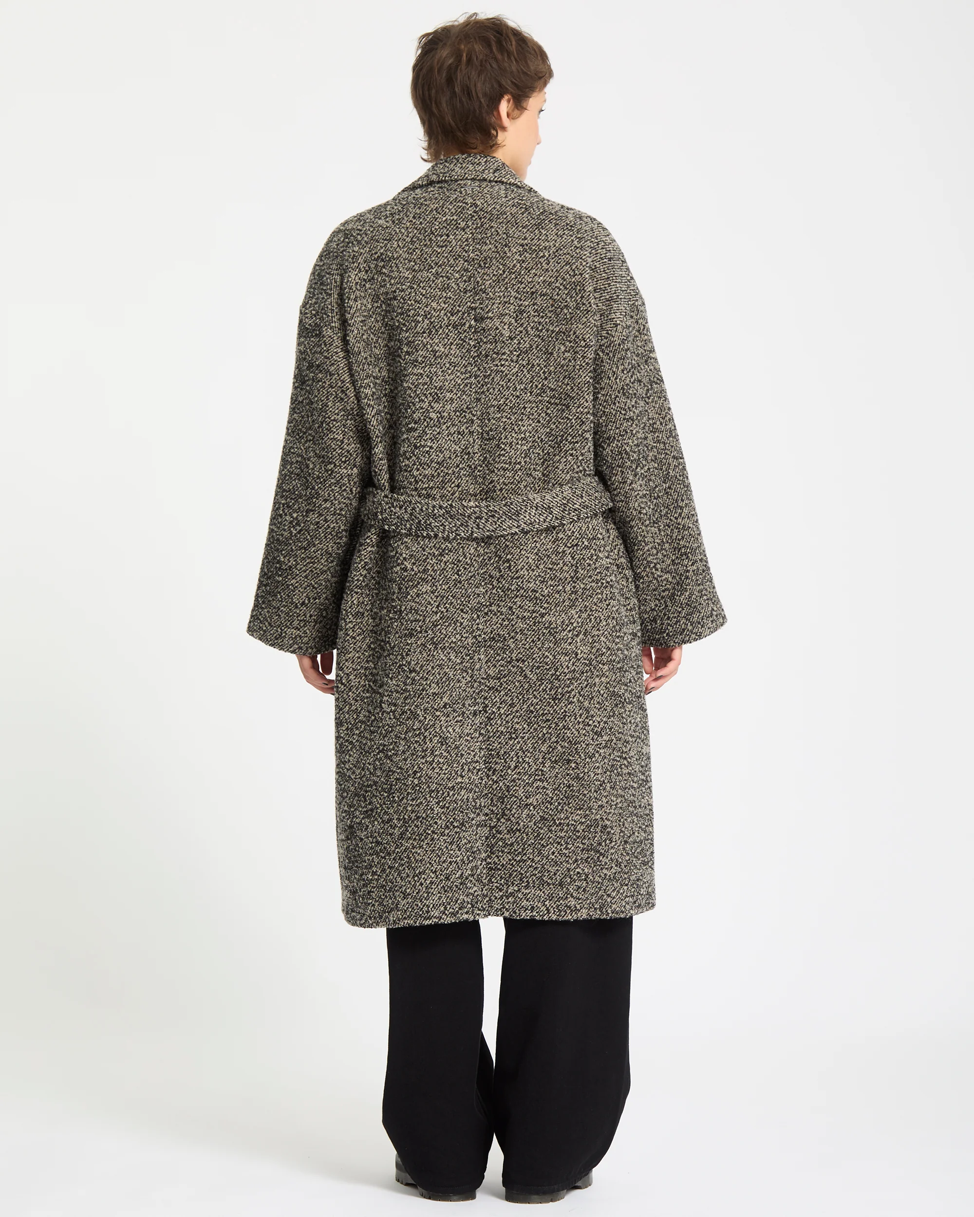 Eastcoat Coat - Black White - Image 2
