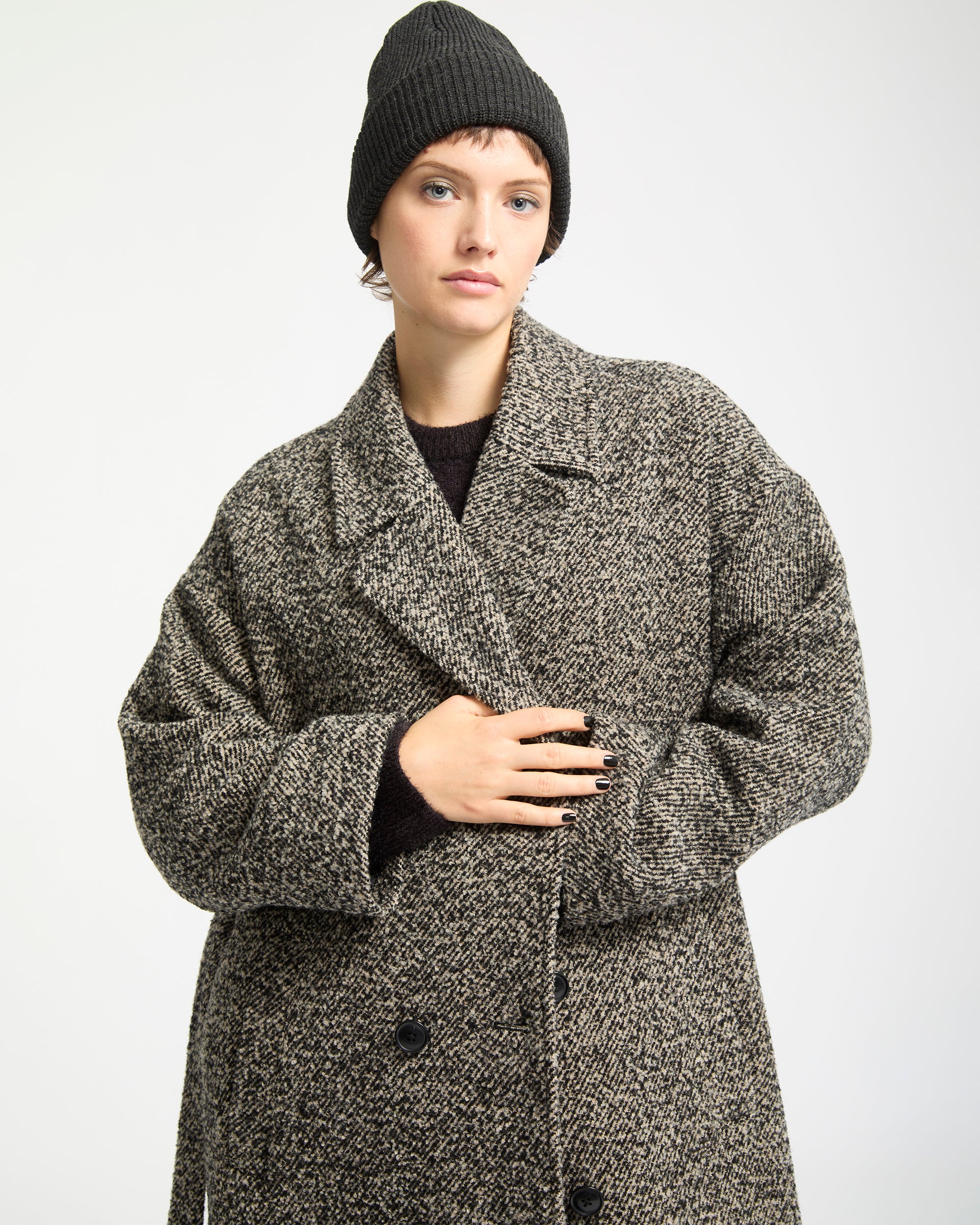 Eastcoat Coat - Black White - Image 6