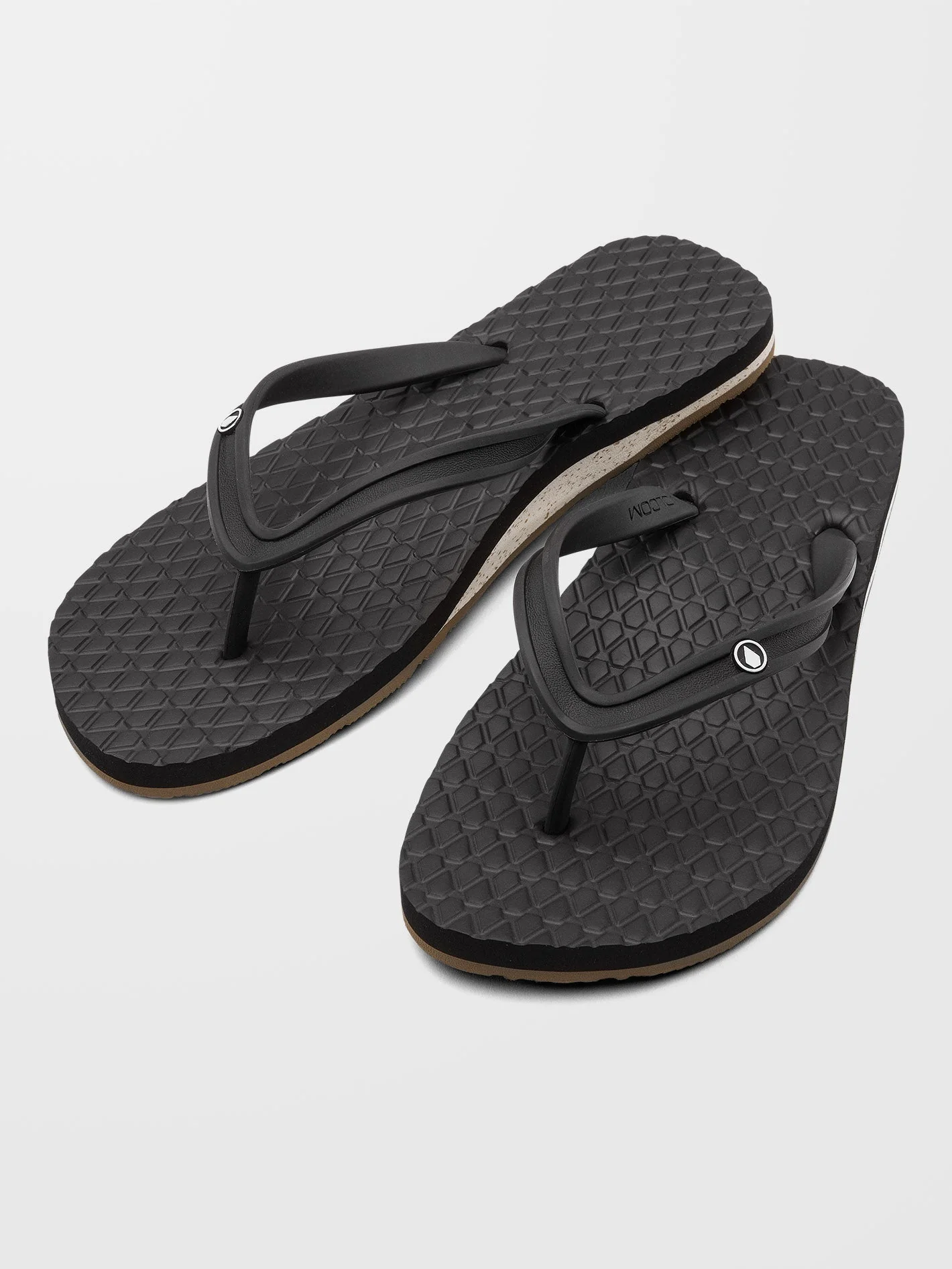 Eco Concourse Sandals - BLACK WHITE