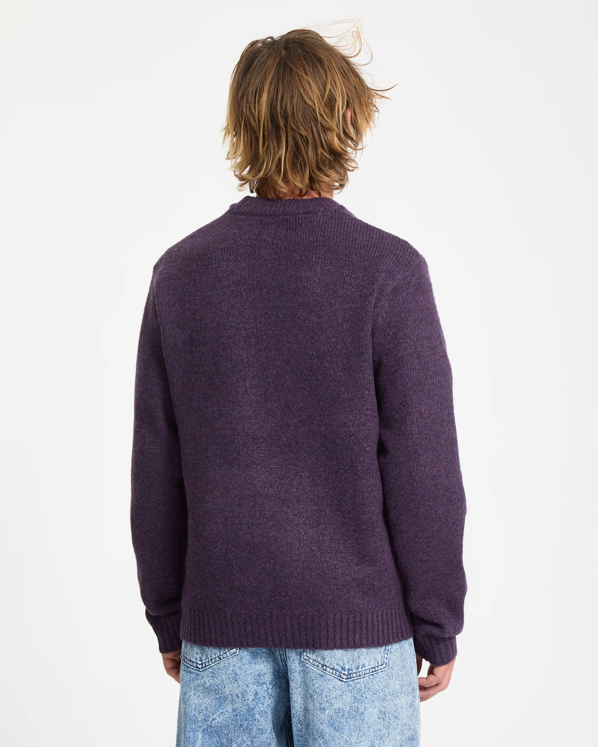 Edmonder Sweater - Dark Purple - Image 3
