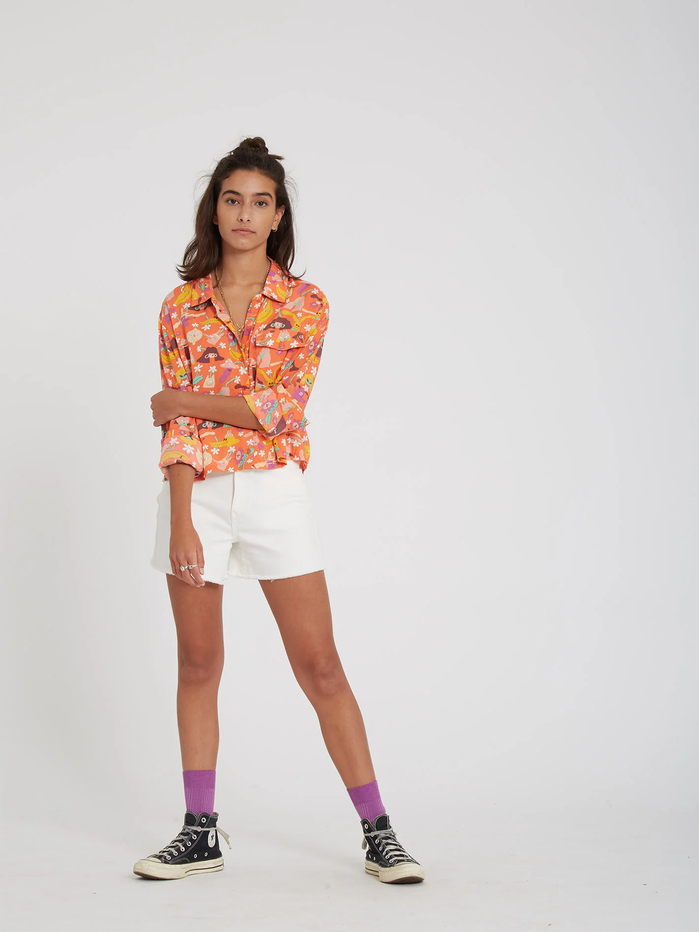 Egle Zvirblyte Shirt - LIVING CORAL - Image 4