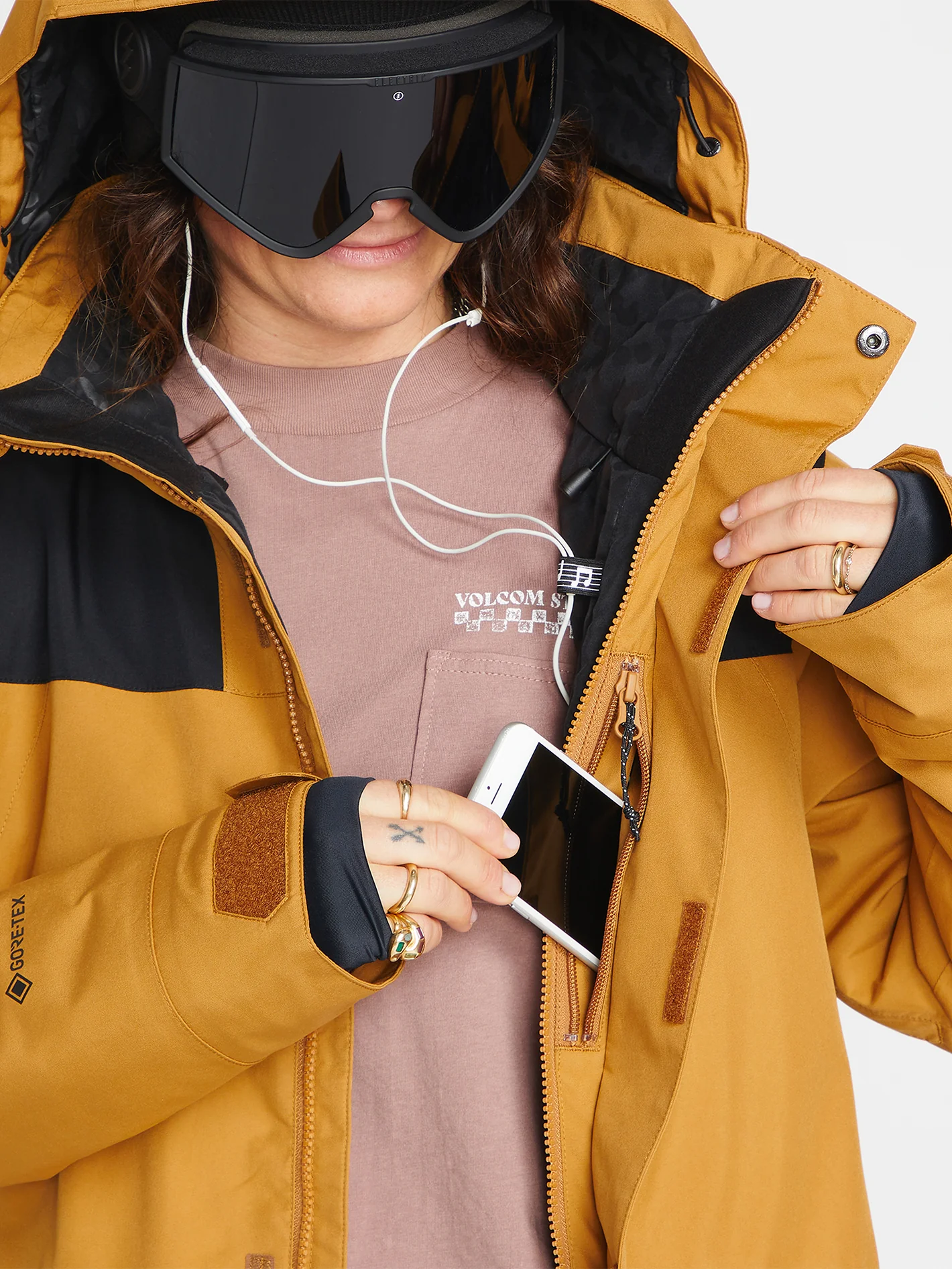 Ell Insulated Gore-Tex Jacket - Caramel - Image 5