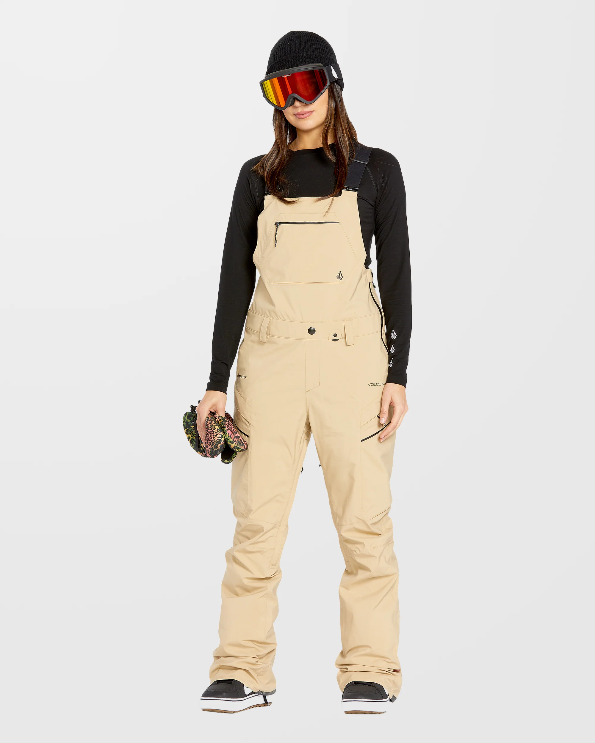 Elm Stretch Gore-Tex Bib Overall - Sand - Image 3