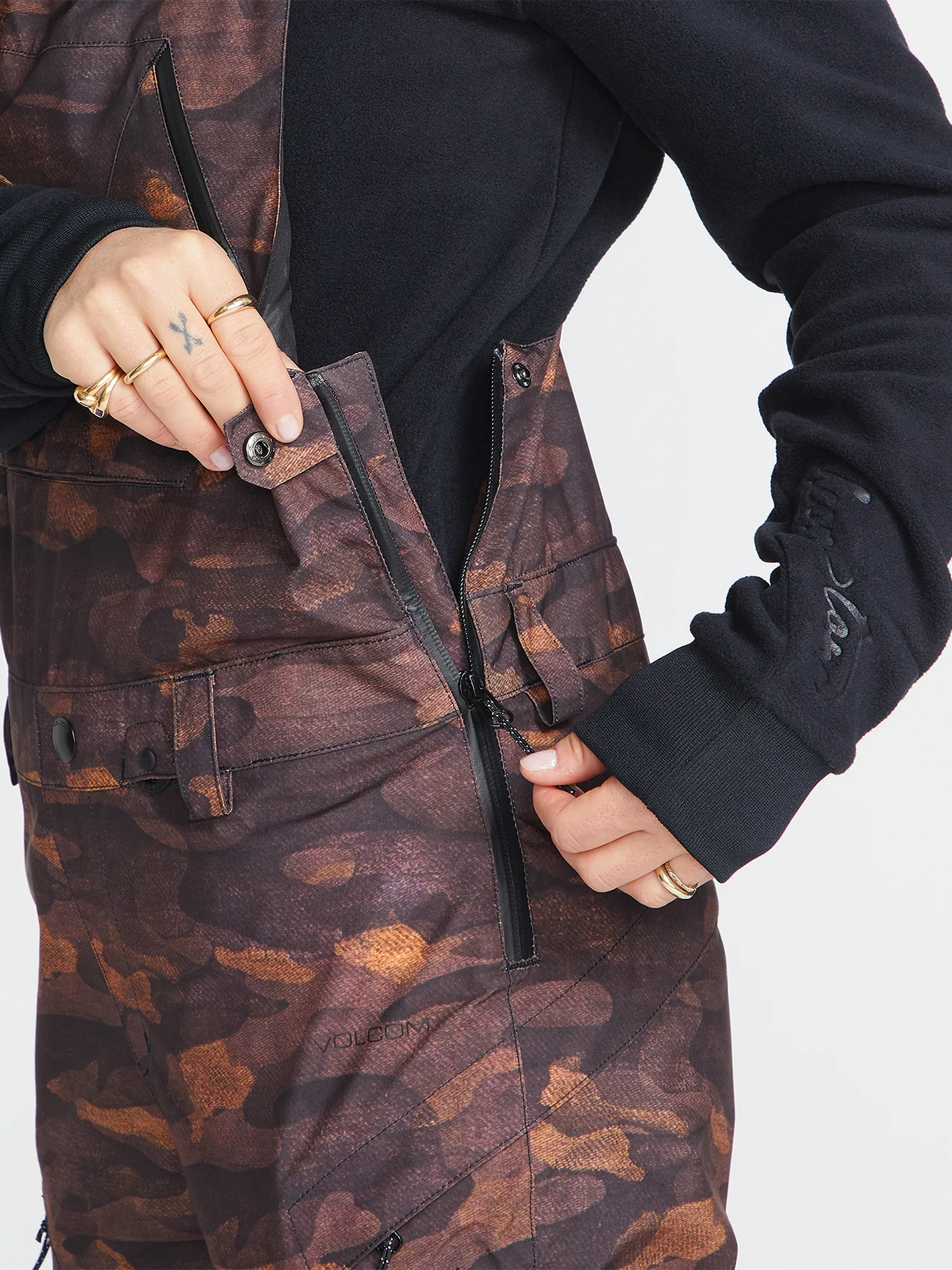 Elm Stretch Gore-Tex Bib Overall - Dusk Camo - Image 5