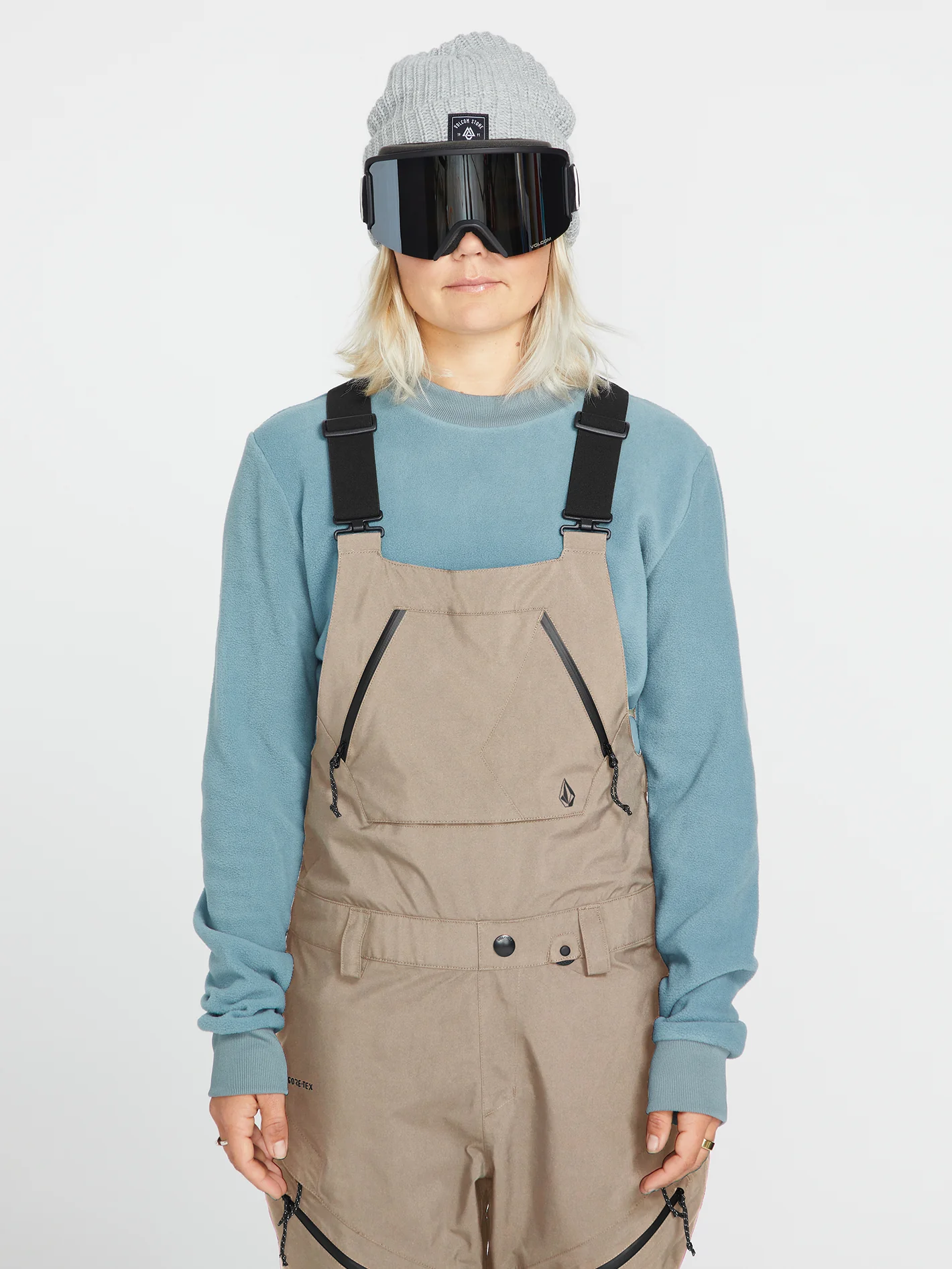 Elm Stretch Gore-Tex Bib Overall - Sand - Image 3