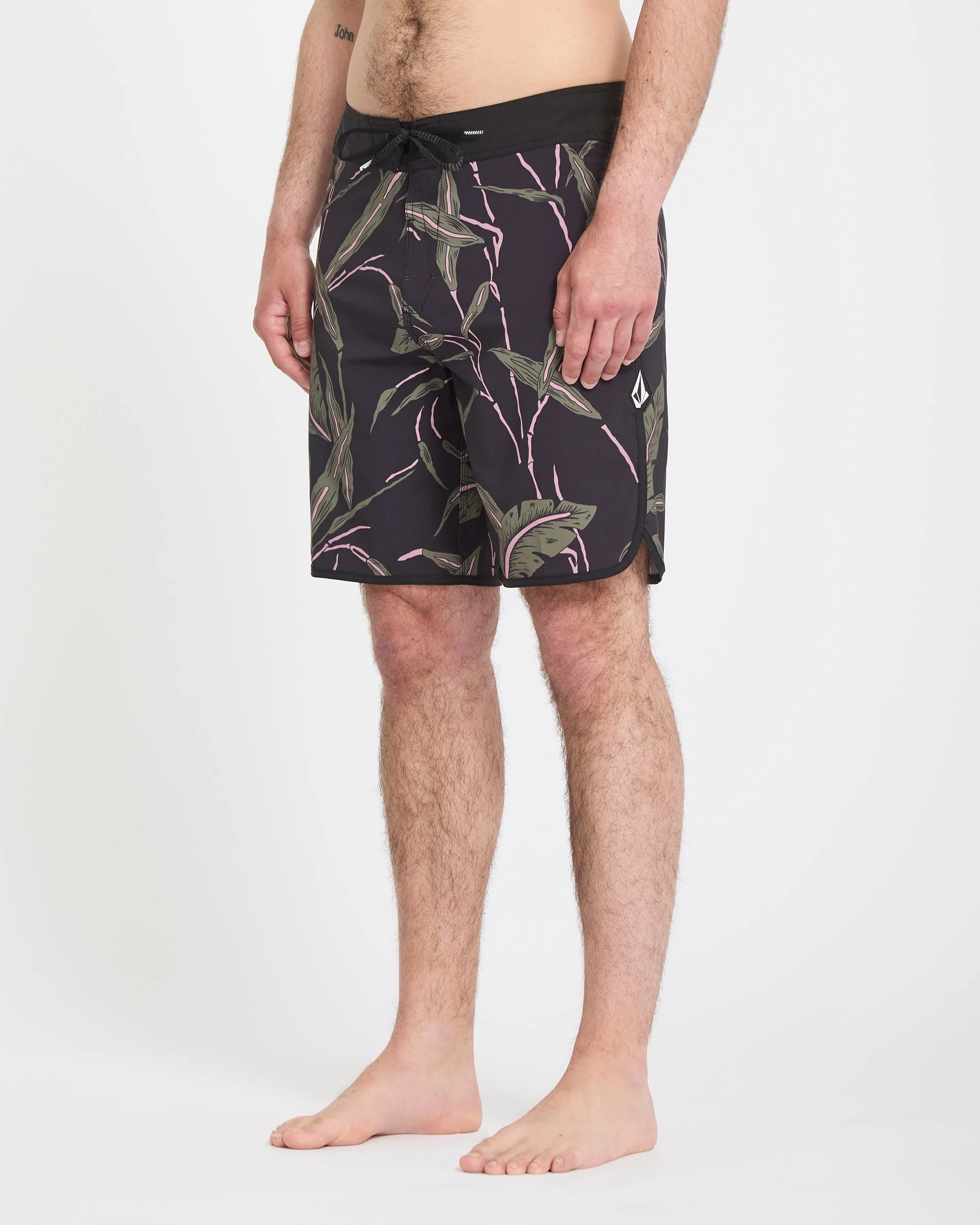 Encounter Scallop Mod 19" Boardshort - Black - Image 4