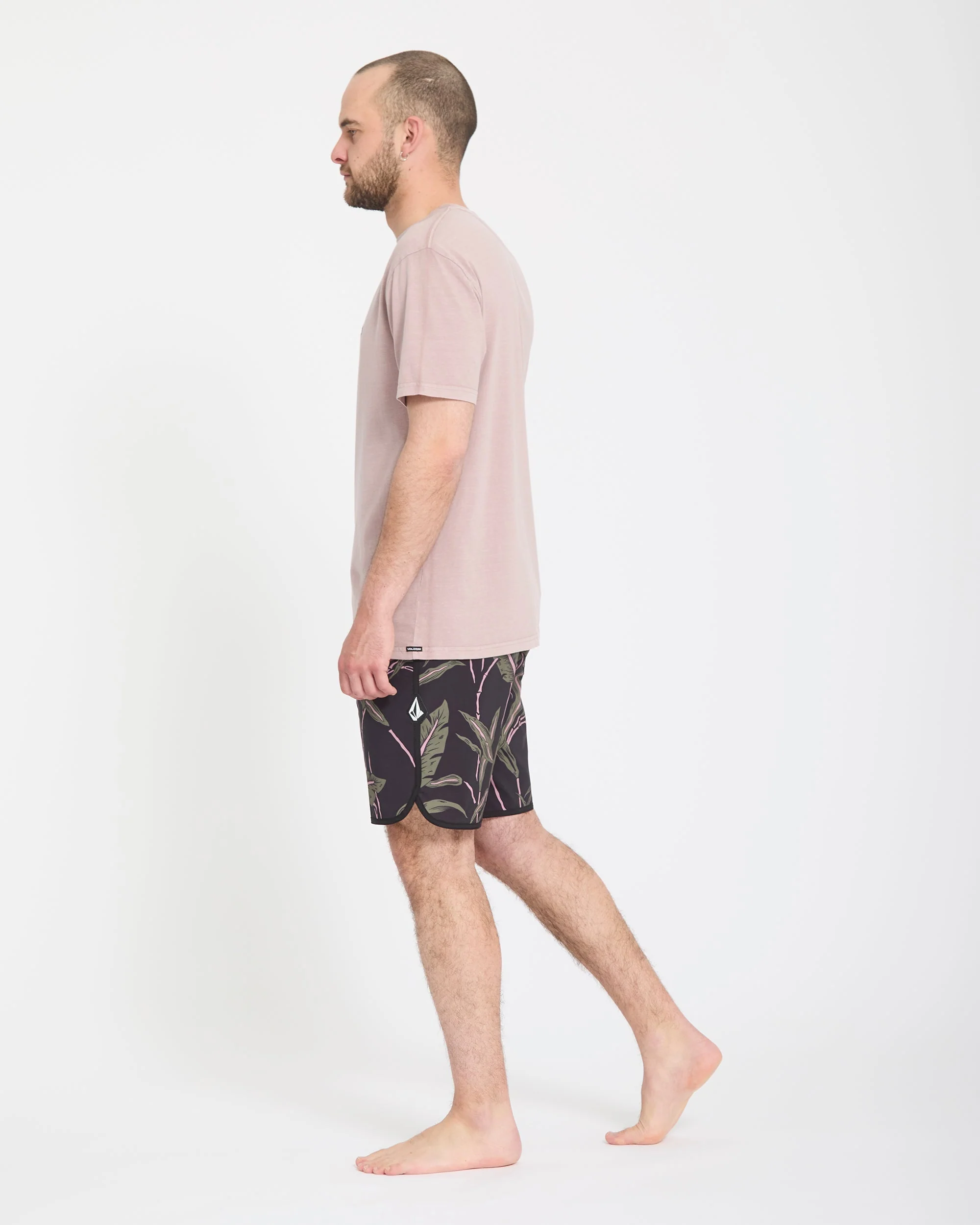 Encounter Scallop Mod 19" Boardshort - Black - Image 7