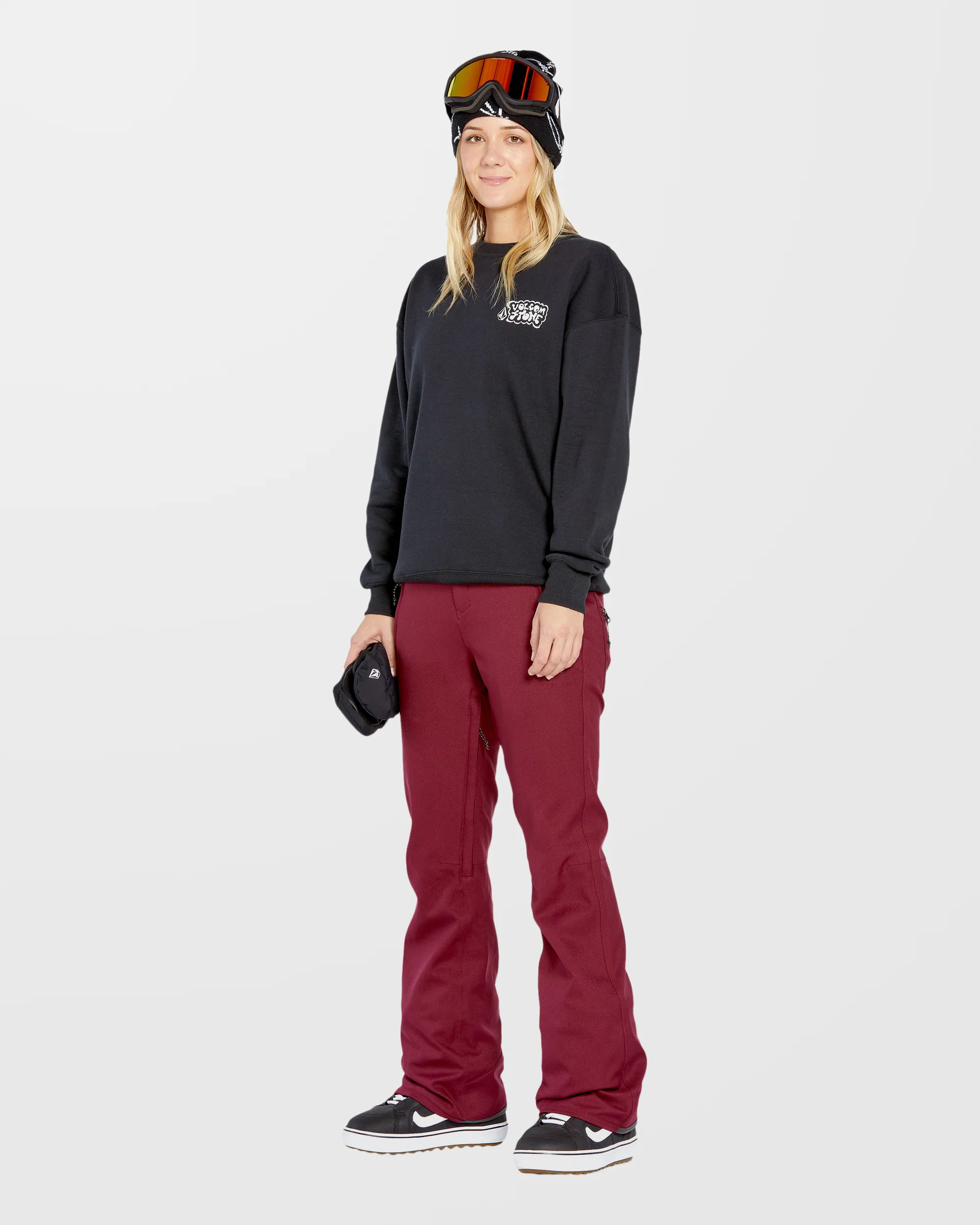 Essential Fleece Sweatshirt - Black - Image 3
