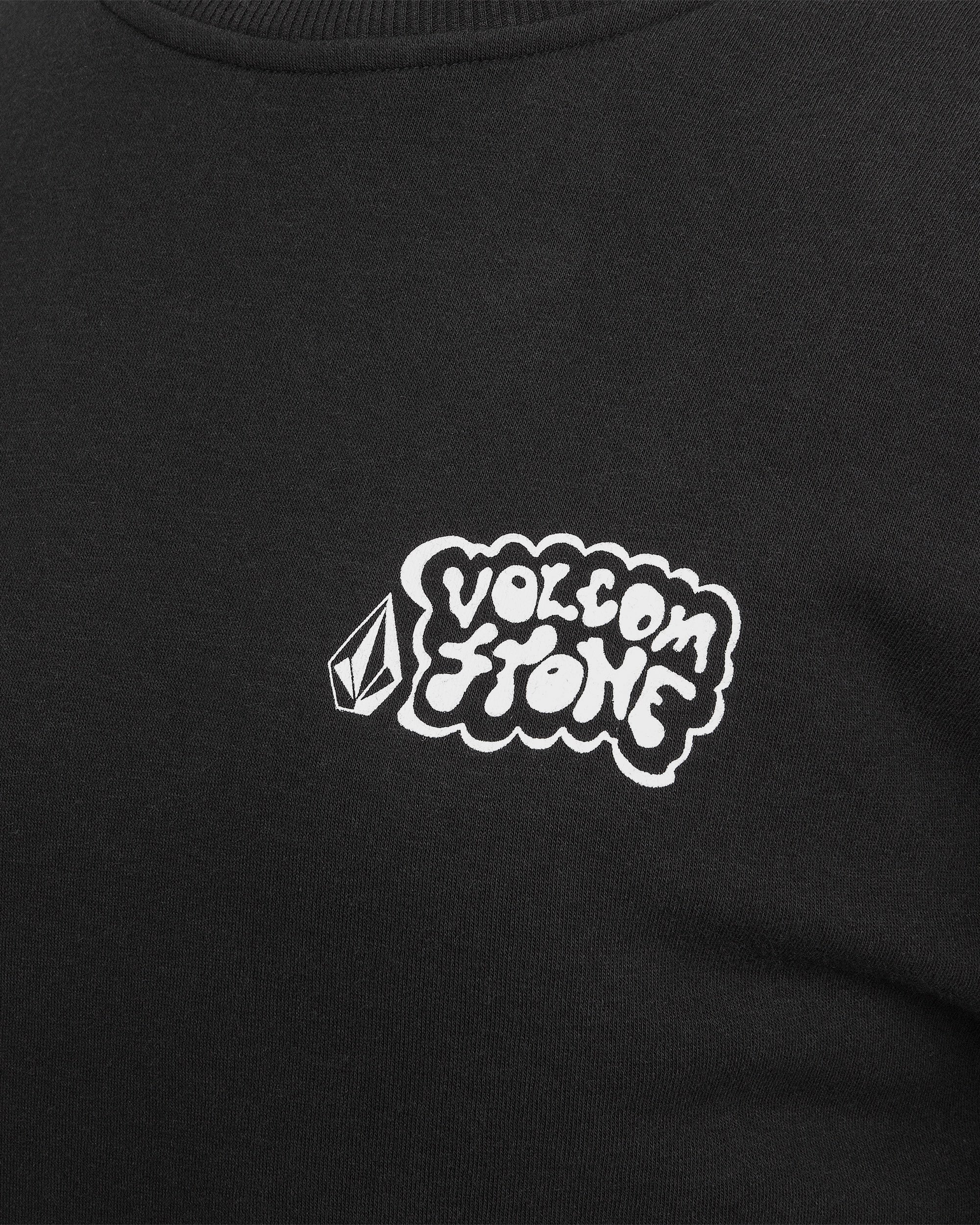 Essential Fleece Sweatshirt - Black - Image 4
