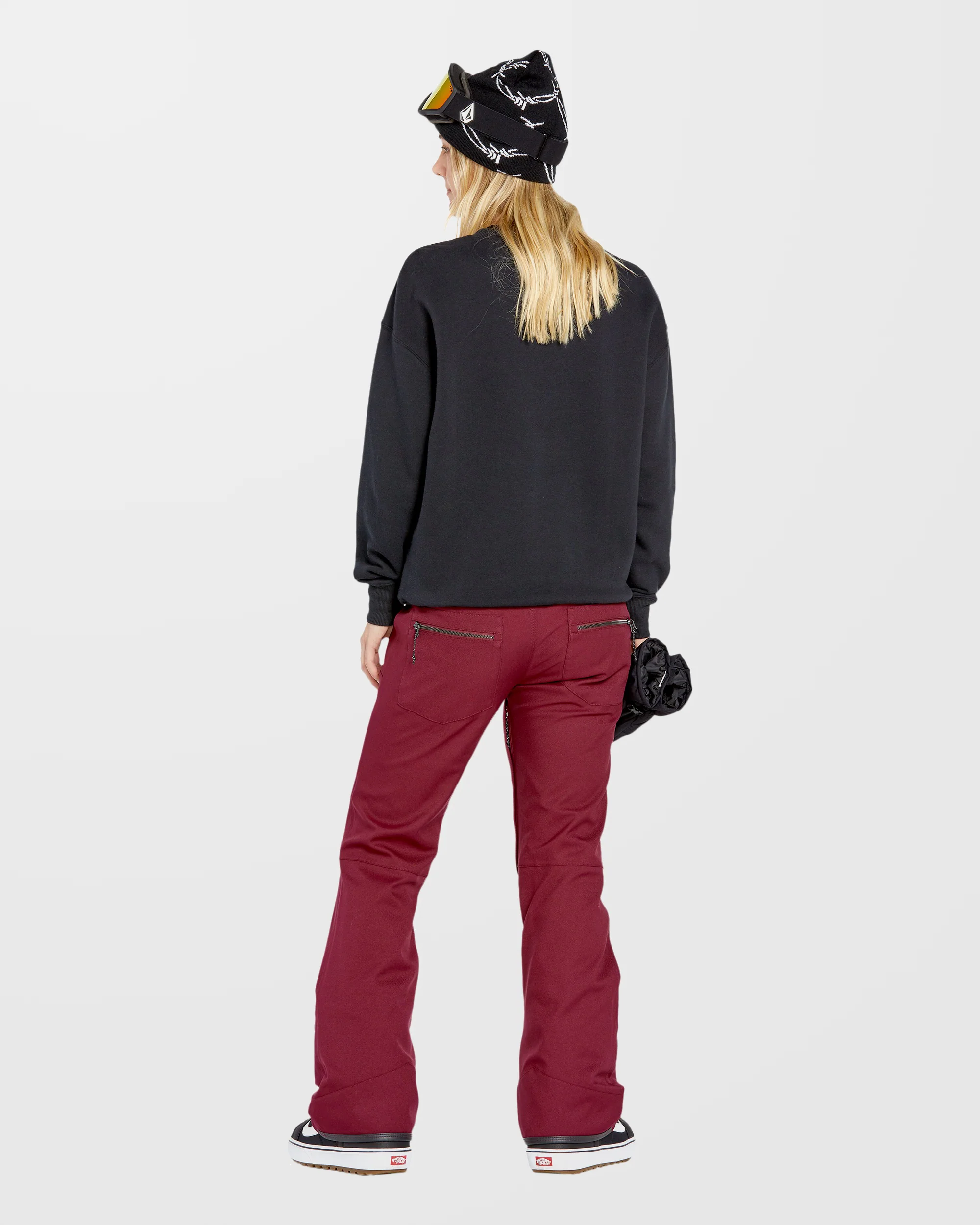 Essential Fleece Sweatshirt - Black - Image 5