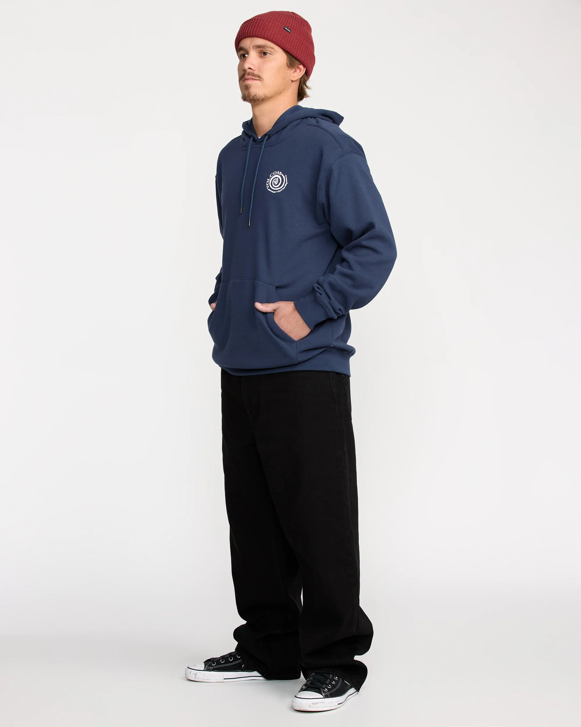 Essential Hoodie - Deep Blue - Image 3