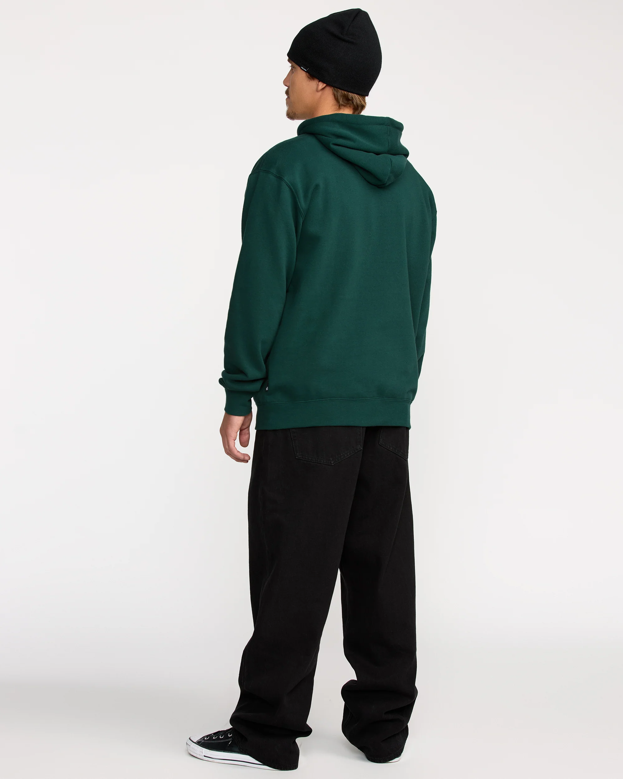 Essential Hoodie - Black Green - Image 4