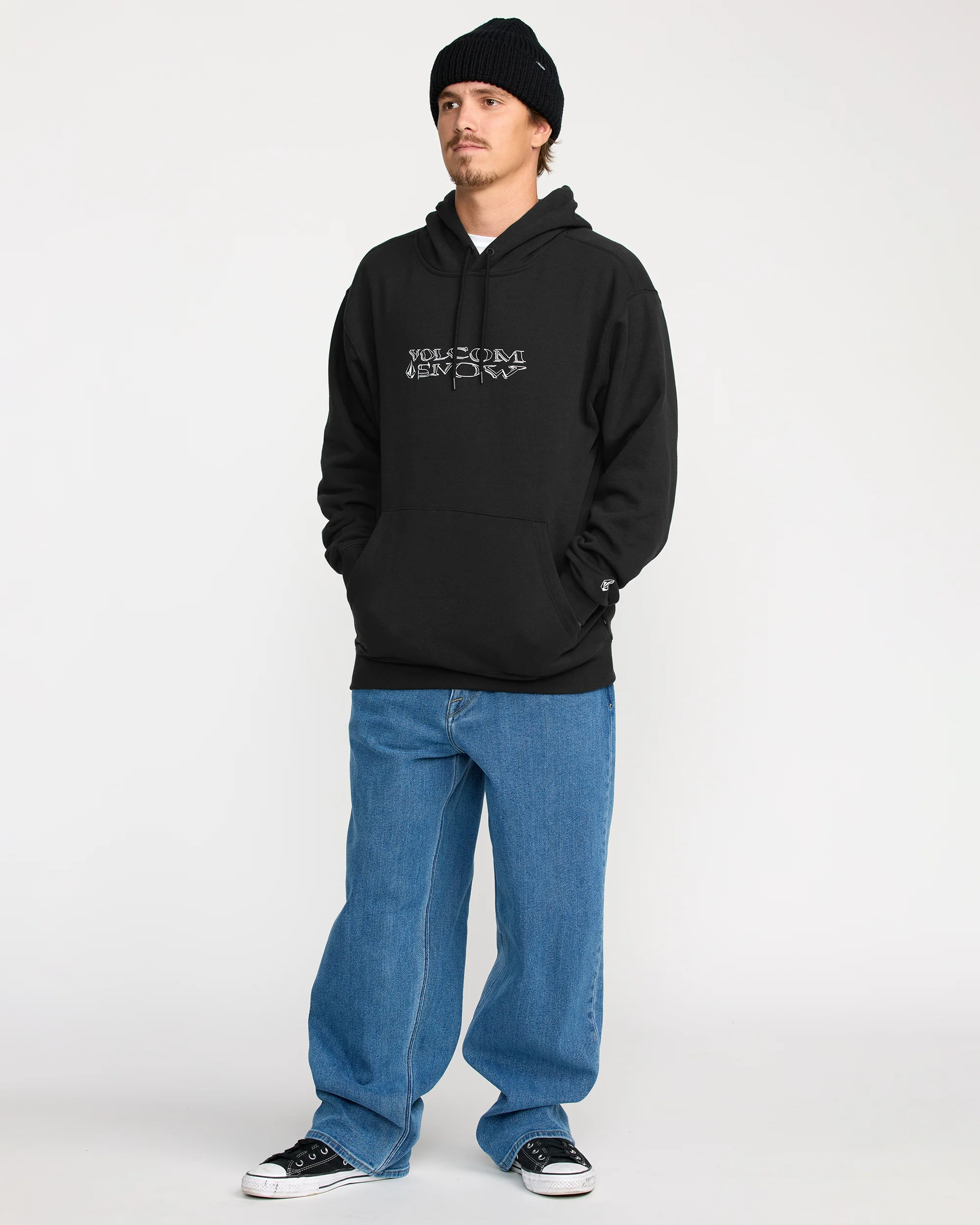 Essential Hoodie - Black - Image 3