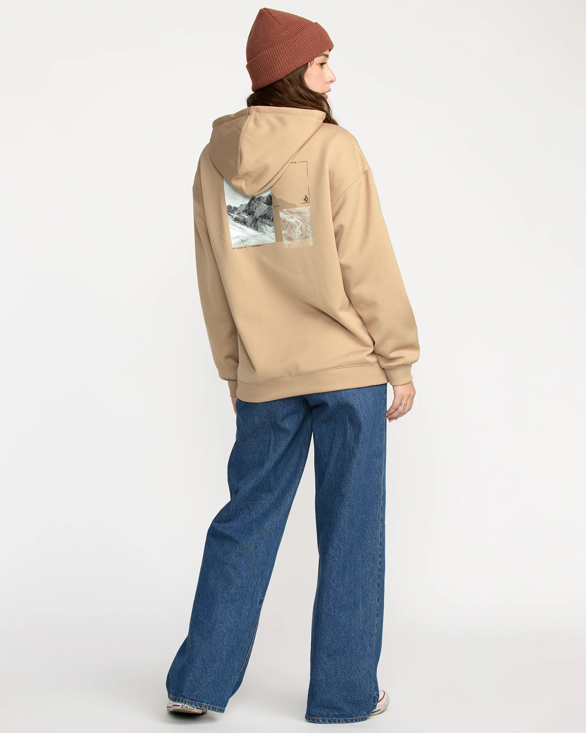 Essential Hydro Hoodie - Oatmeal - Image 4