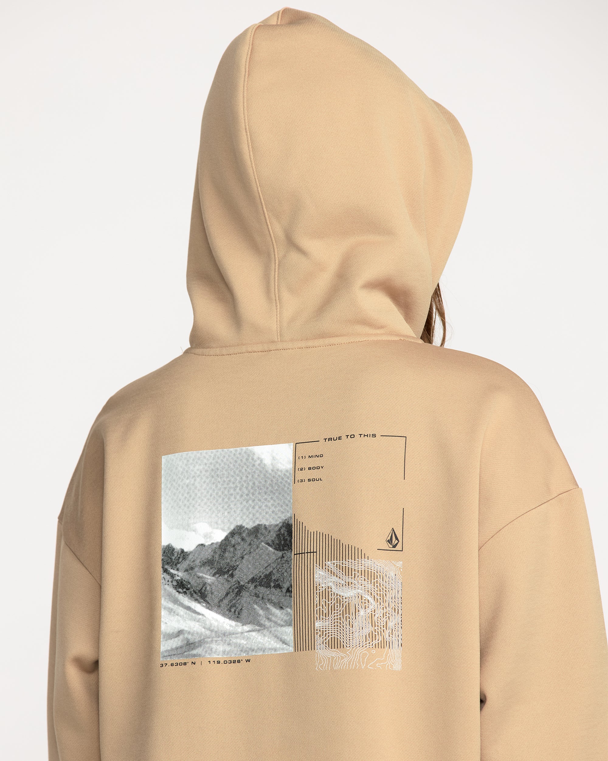 Essential Hydro Hoodie - Oatmeal - Image 5