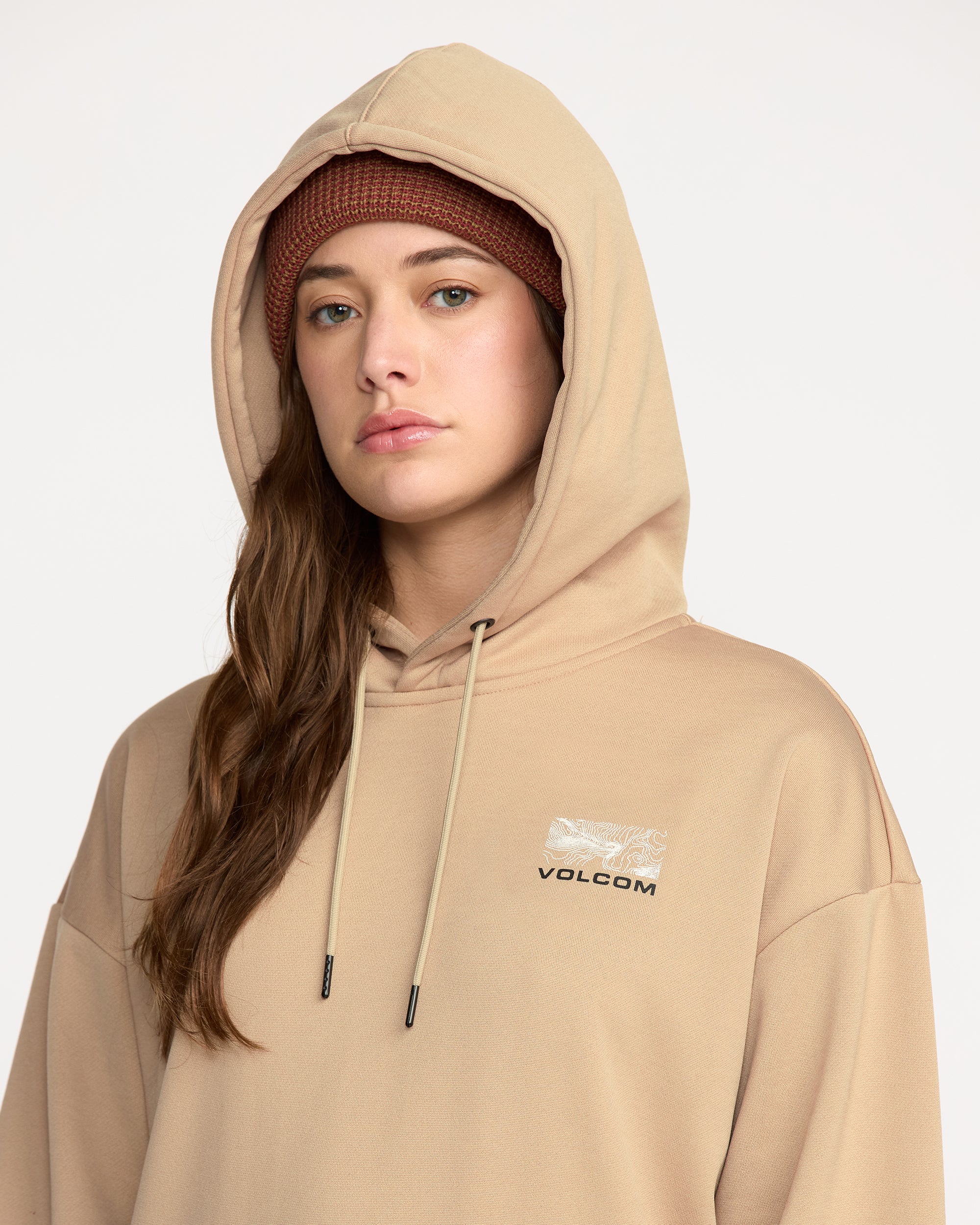 Essential Hydro Hoodie - Oatmeal - Image 6