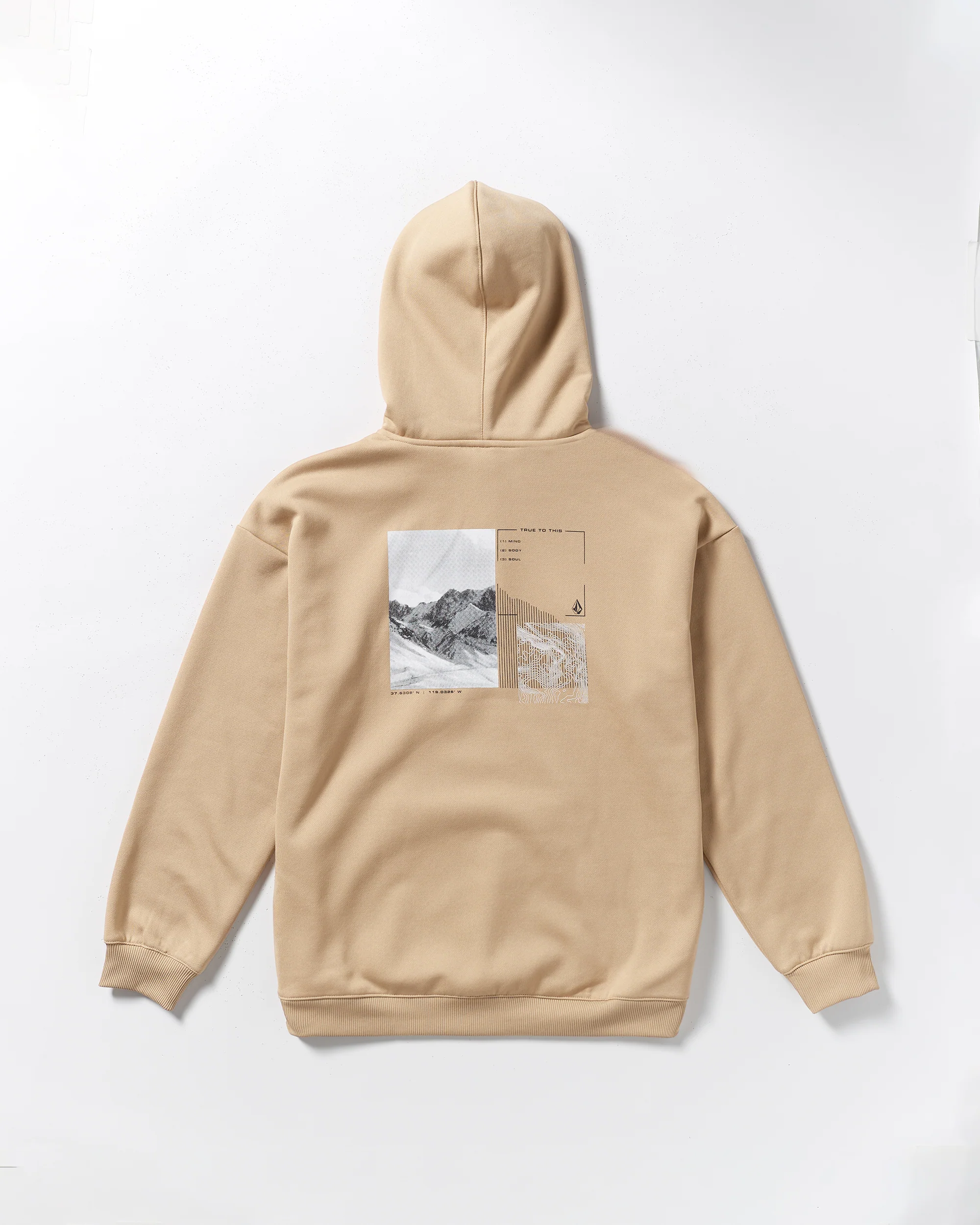 Essential Hydro Hoodie - Oatmeal - Image 8