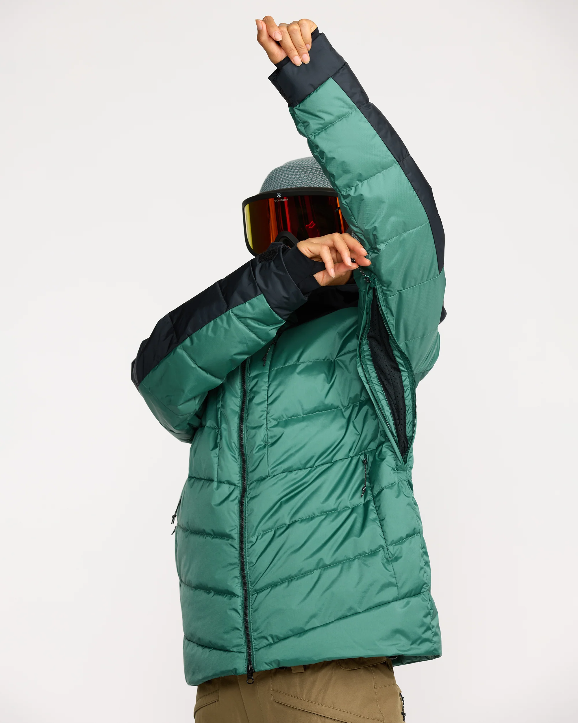 Estes Puff Jacket - Spruce Green - Image 6
