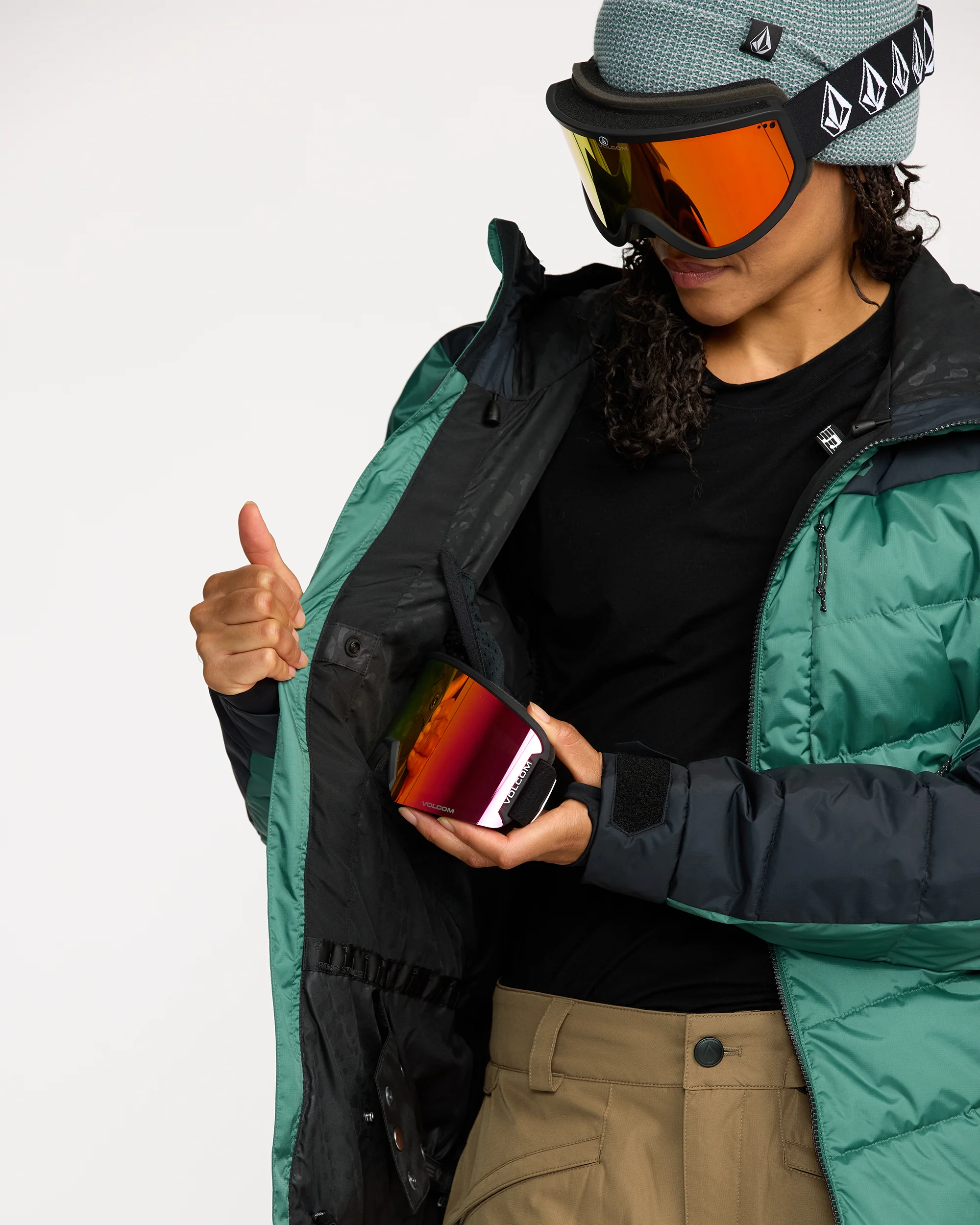 Estes Puff Jacket - Spruce Green - Image 8