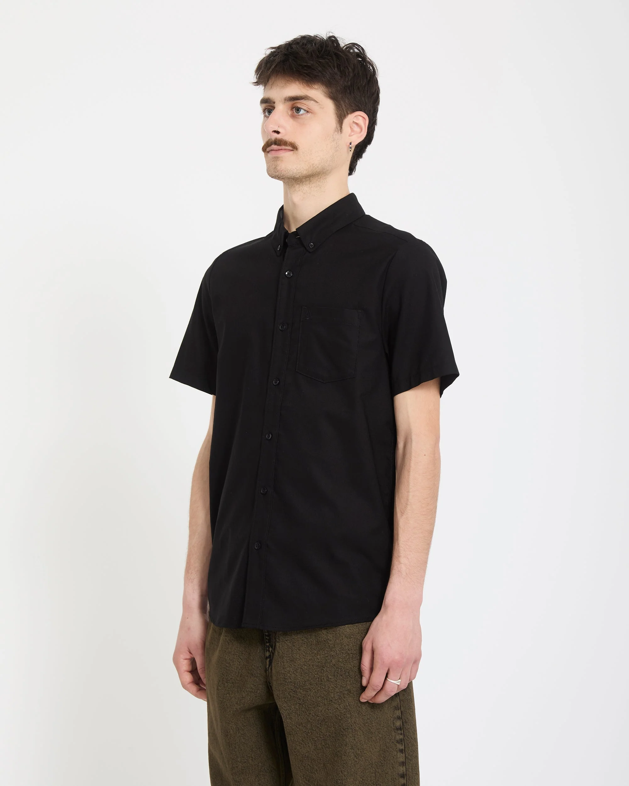Everett Oxford Shirt - New Black - Image 3