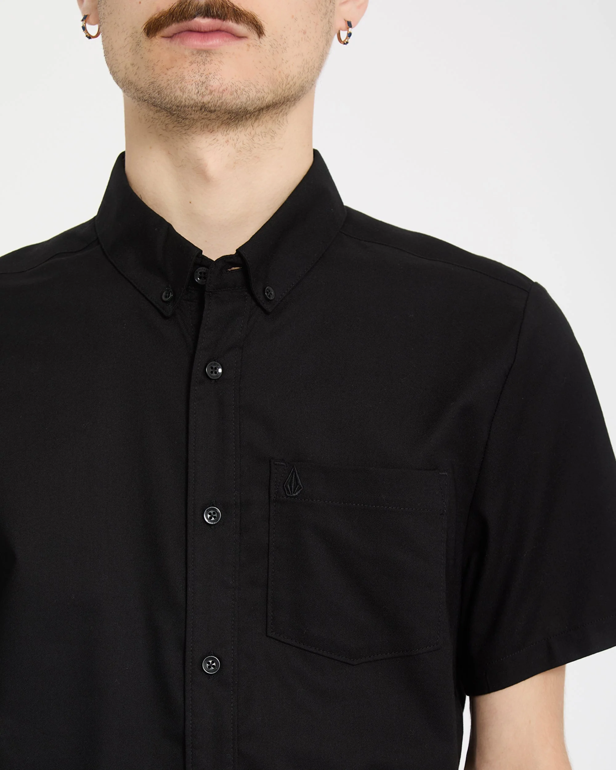 Everett Oxford Shirt - New Black - Image 4