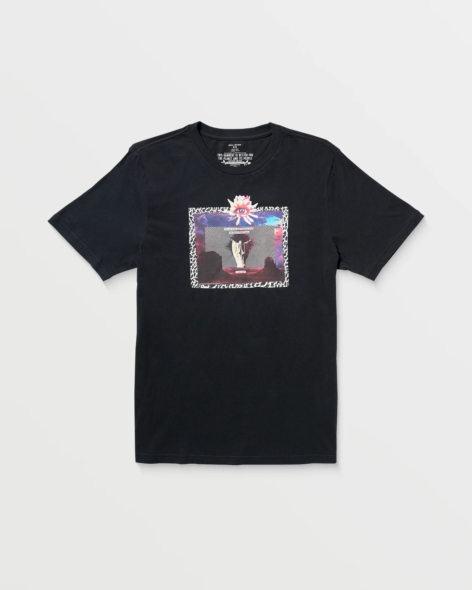 Eyecansee T-Shirt - Antique Black - Image 6