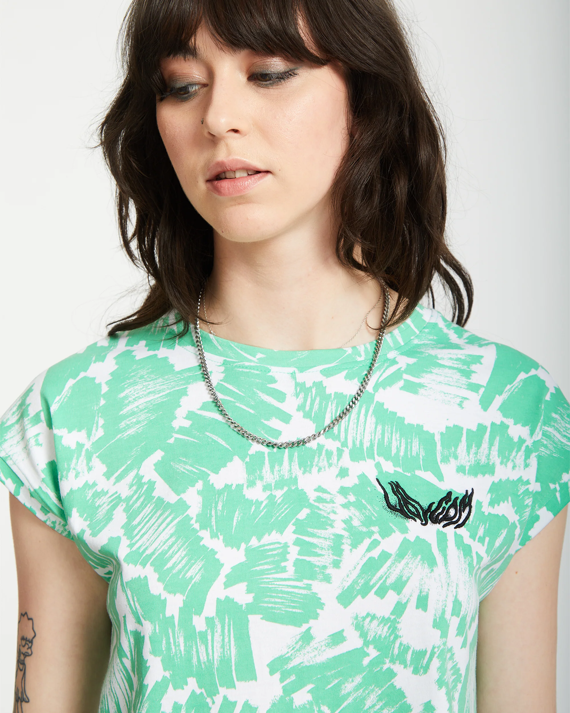 Alix Boxy T-shirt - JADE - Image 3
