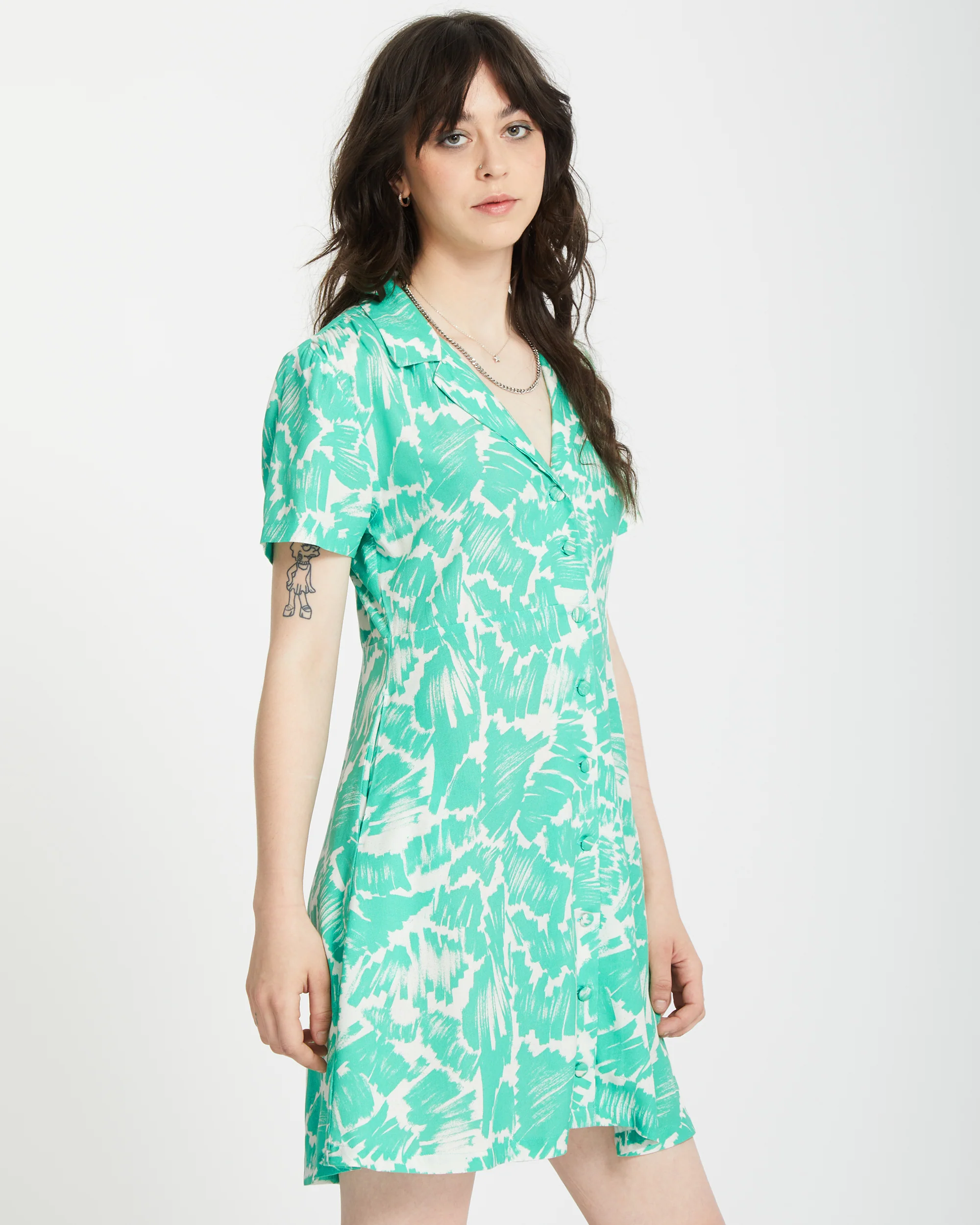 Alix Shirt Dress - JADE - Image 7