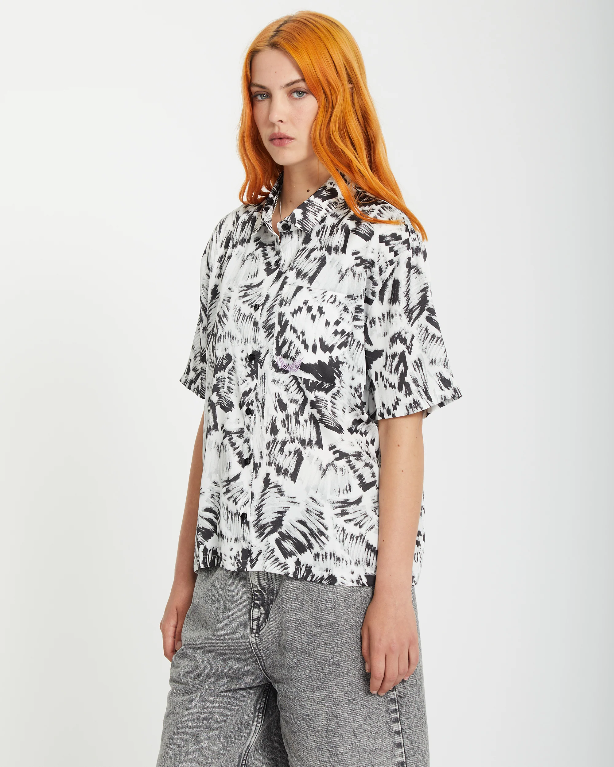 Alix Shirt - BLACK WHITE - Image 8