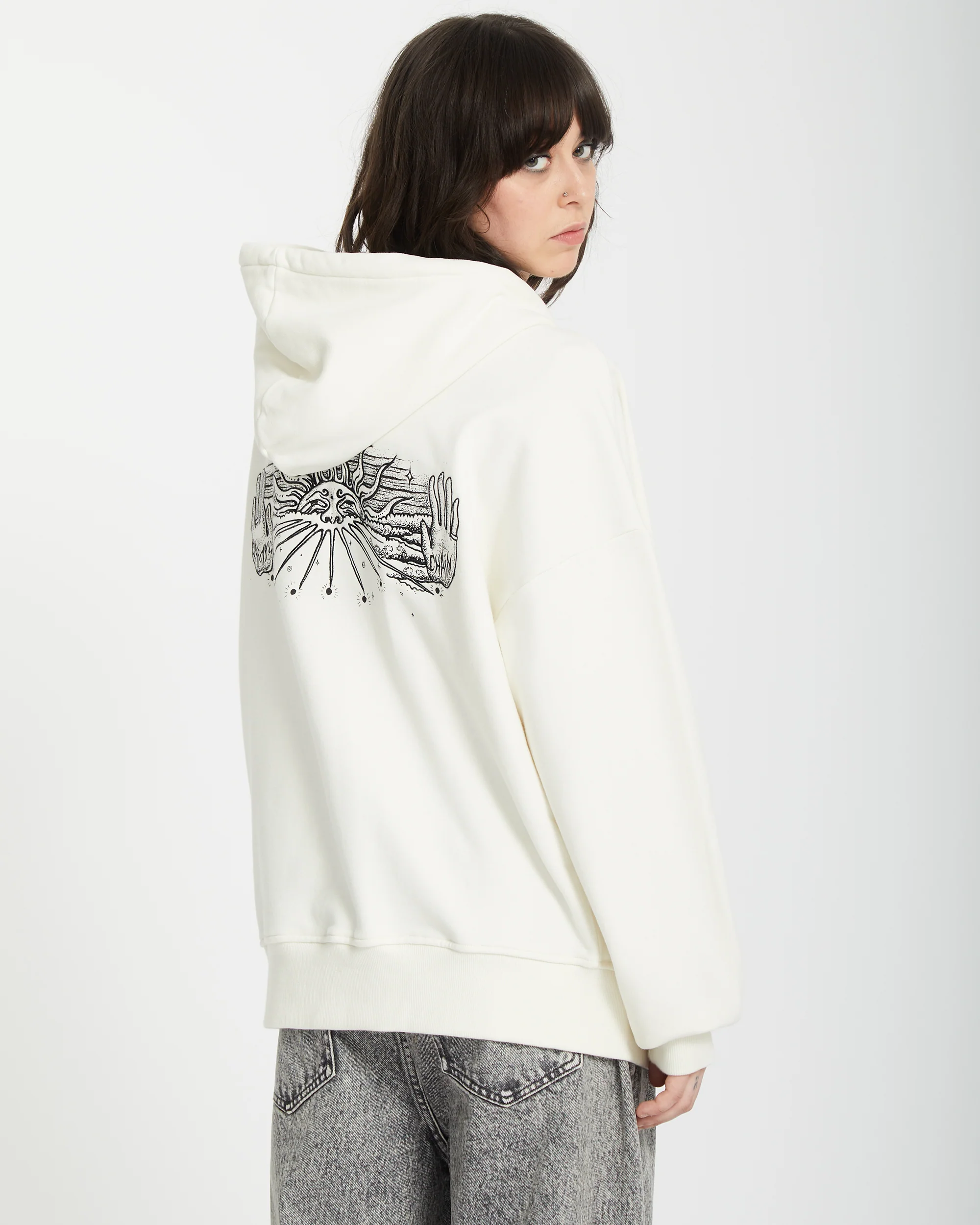 Alix Zip-up Hoodie - STAR WHITE - Image 2
