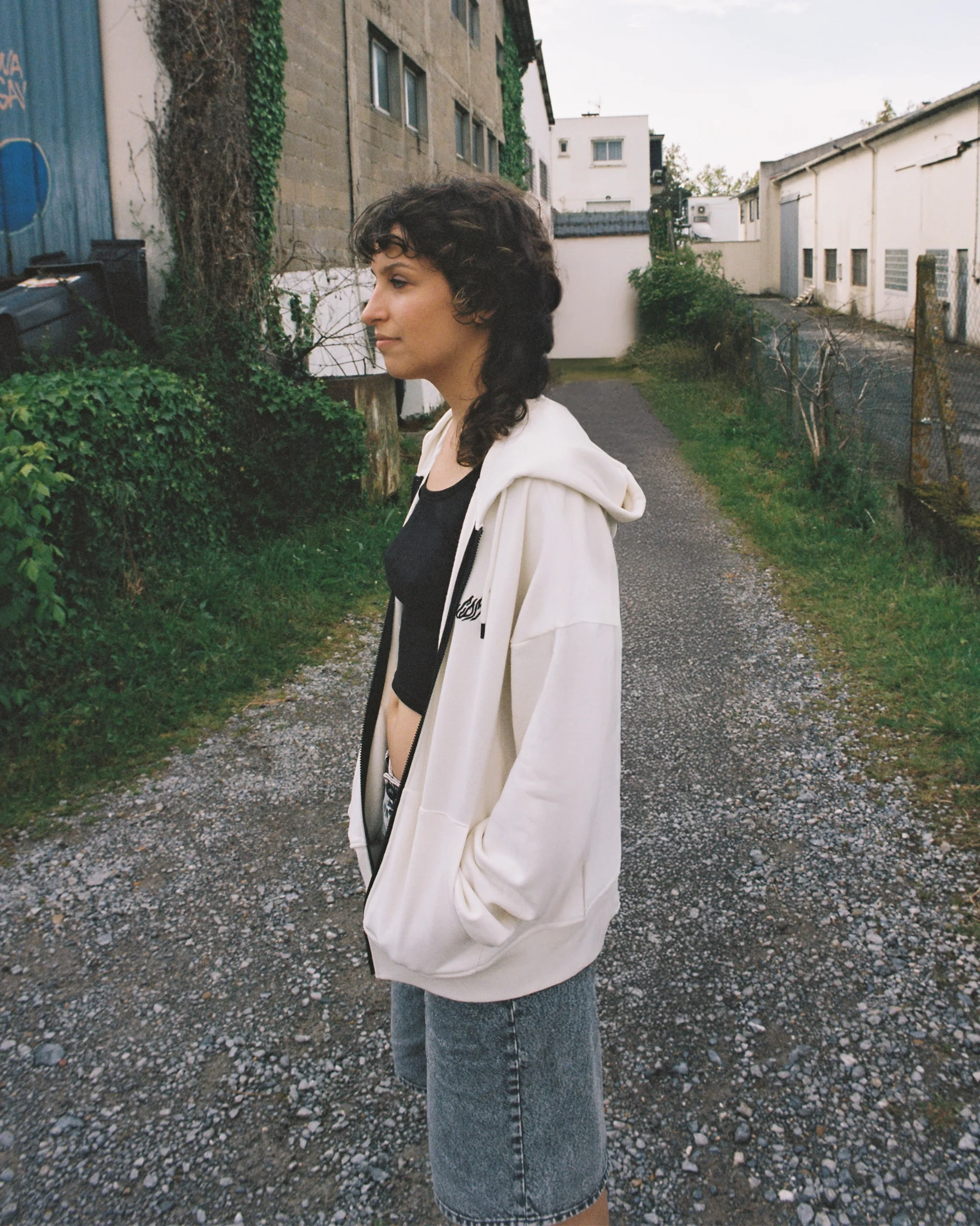 Alix Zip-up Hoodie - STAR WHITE - Image 4