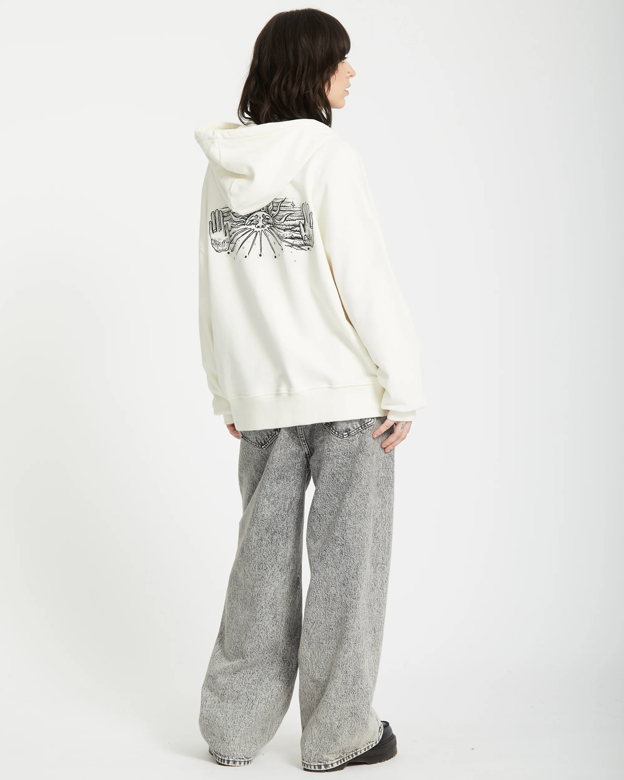 Alix Zip-up Hoodie - STAR WHITE - Image 5