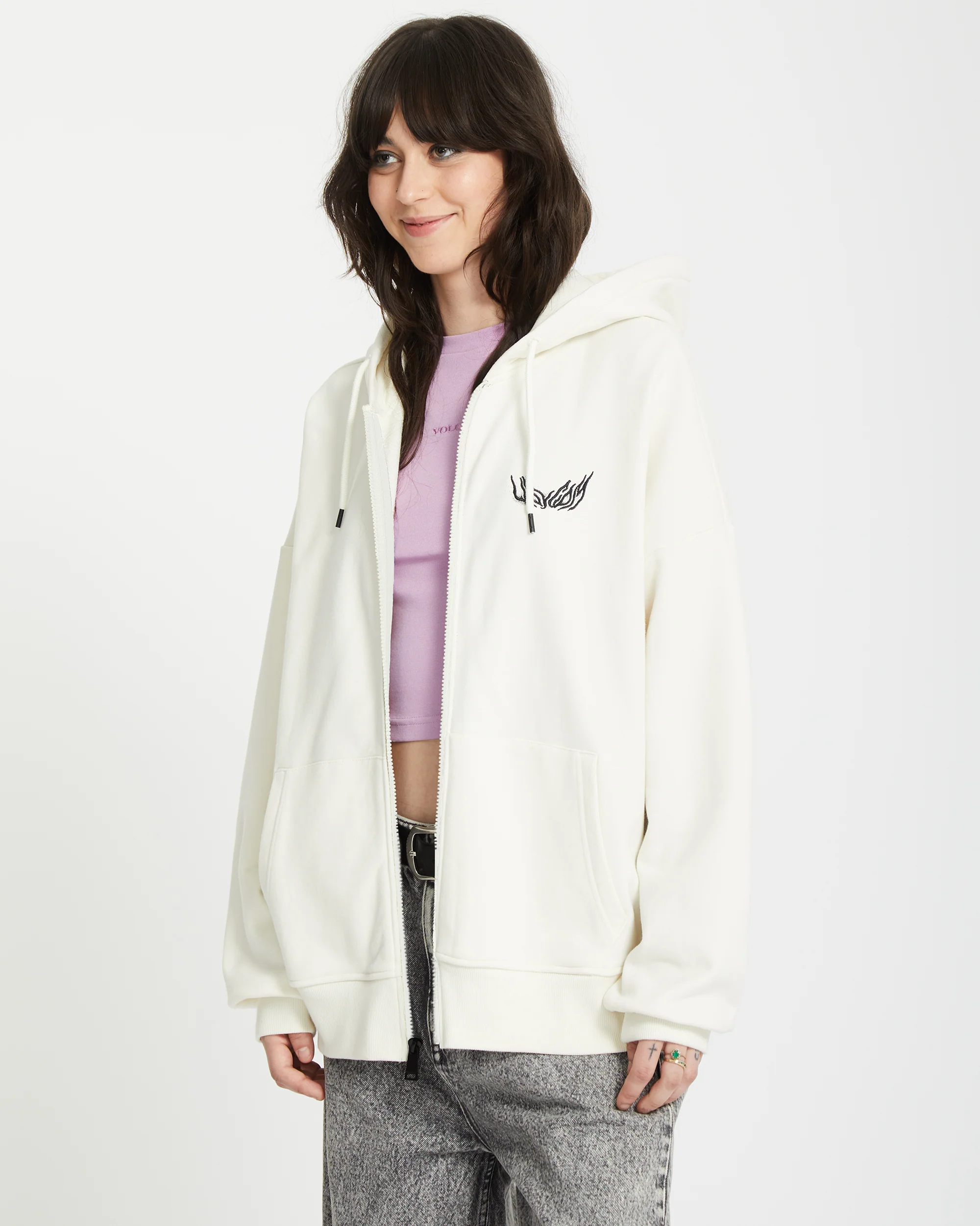Alix Zip-up Hoodie - STAR WHITE - Image 7
