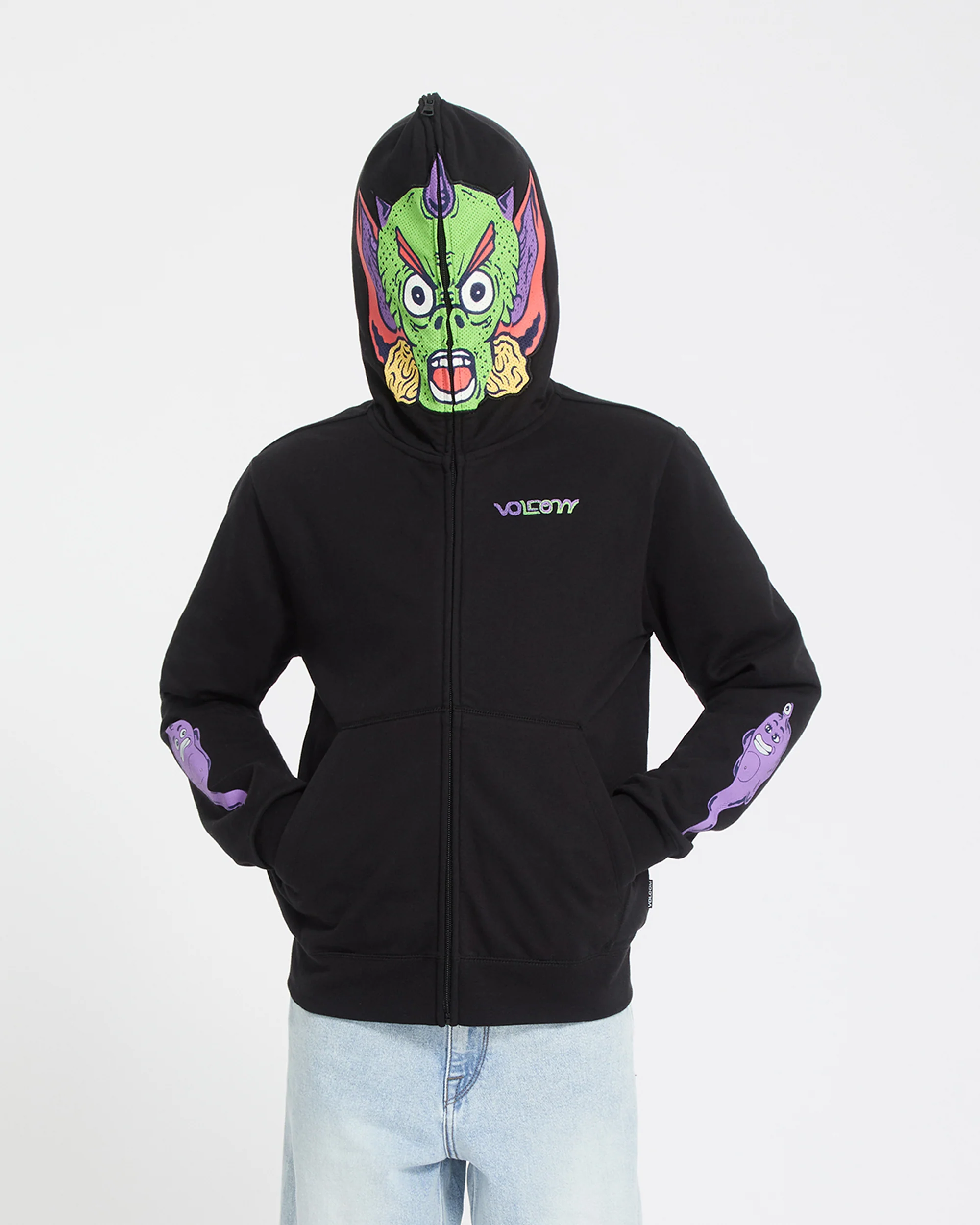 Ben Sanair Full Zip Hoodie - Black - (KIDS)