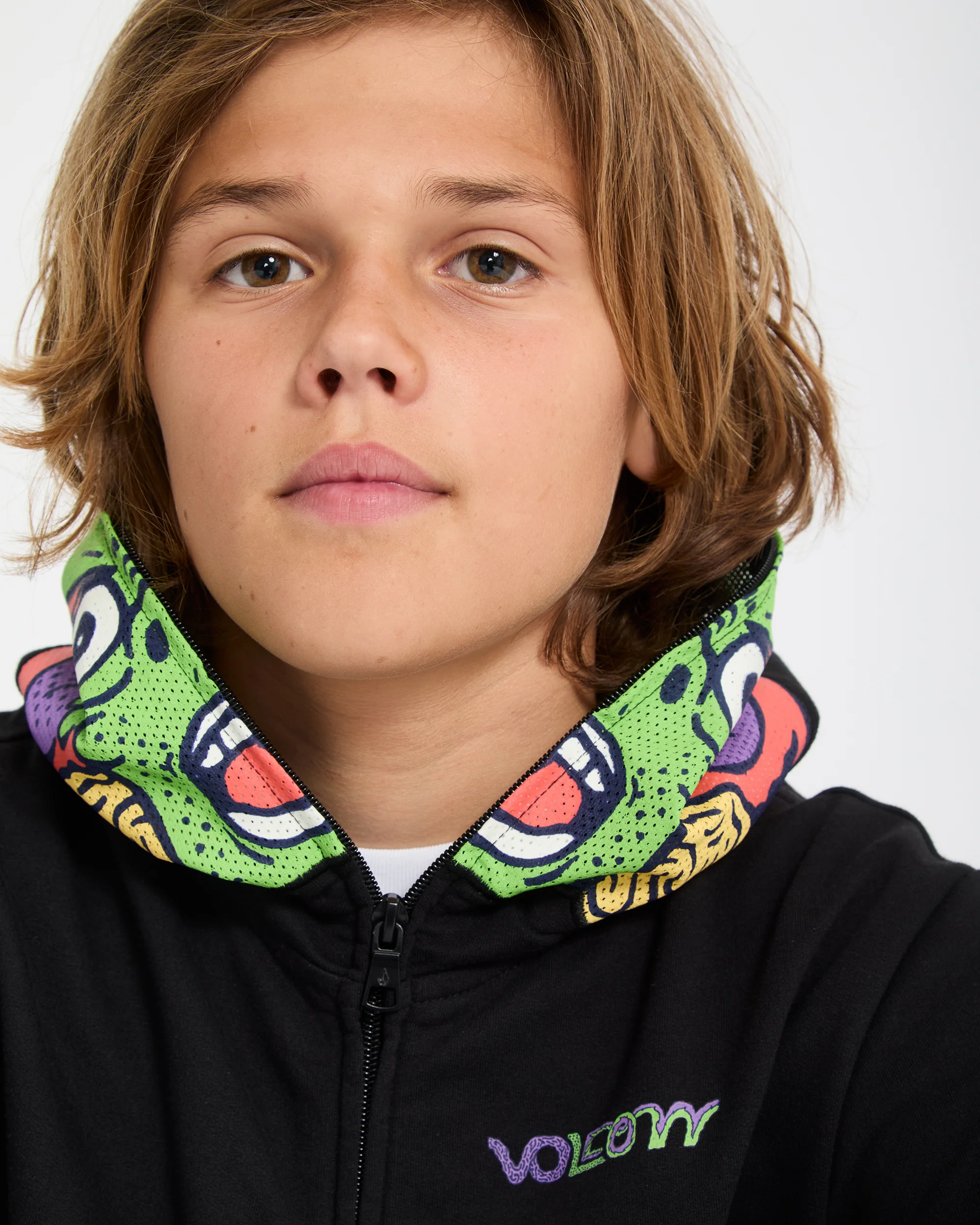 Ben Sanair Full Zip Hoodie - Black - (KIDS) - Image 16