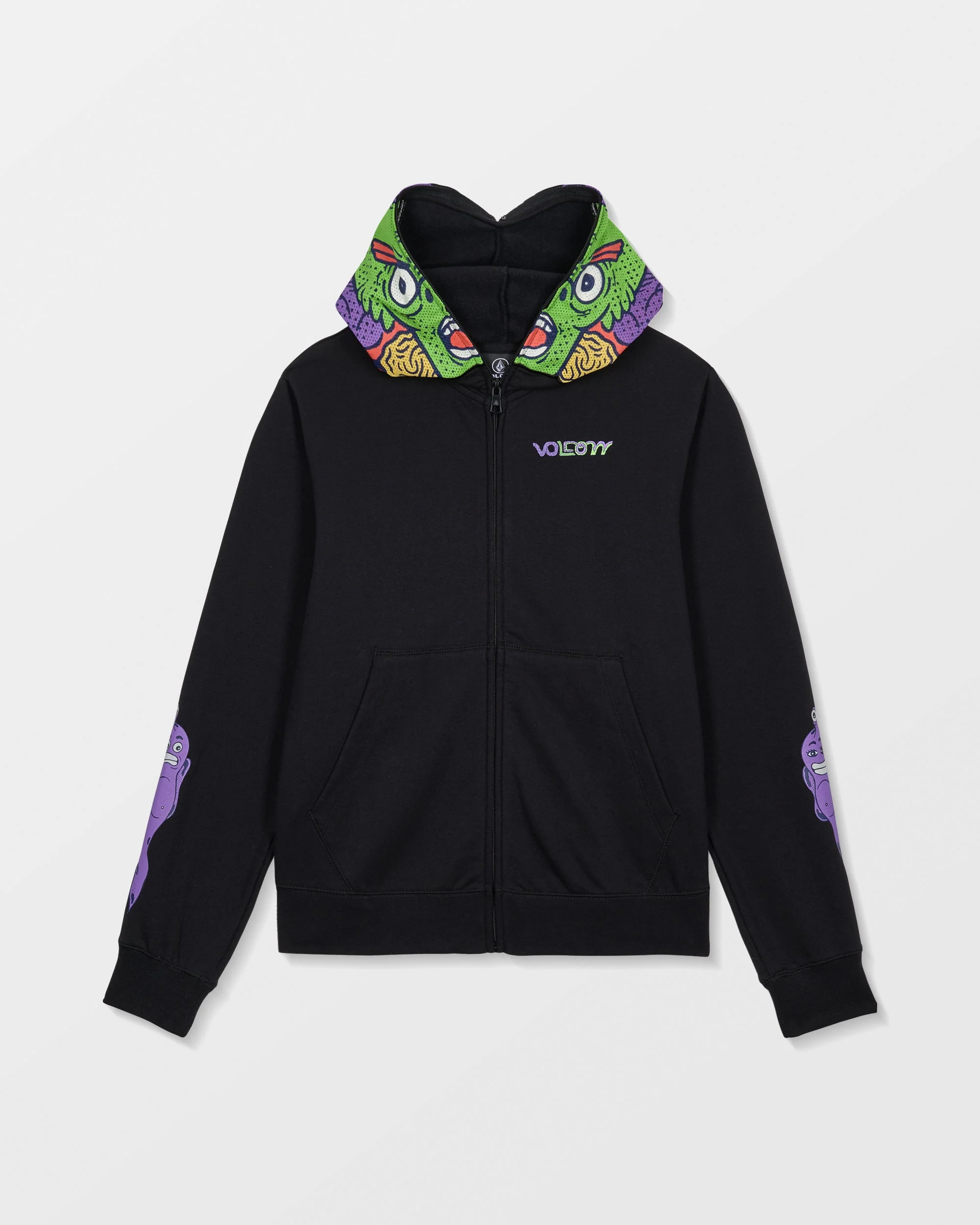 Ben Sanair Full Zip Hoodie - Black - (KIDS) - Image 3
