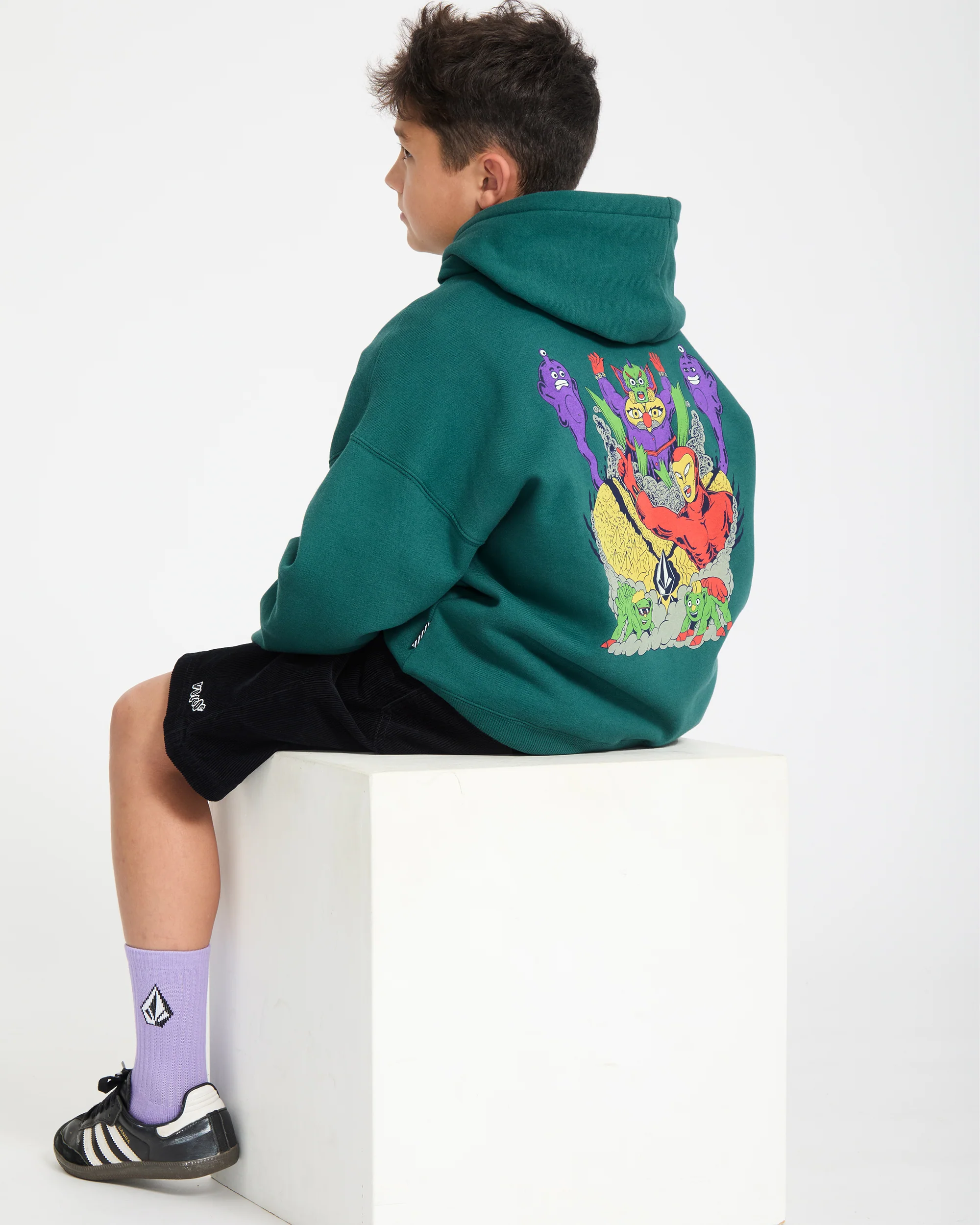 Ben Sanair Hoodie - Rifle Green - (KIDS) - Image 12