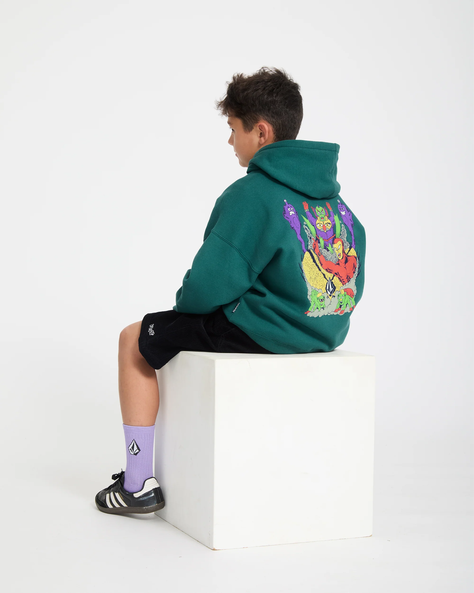 Ben Sanair Hoodie - Rifle Green - (KIDS) - Image 15
